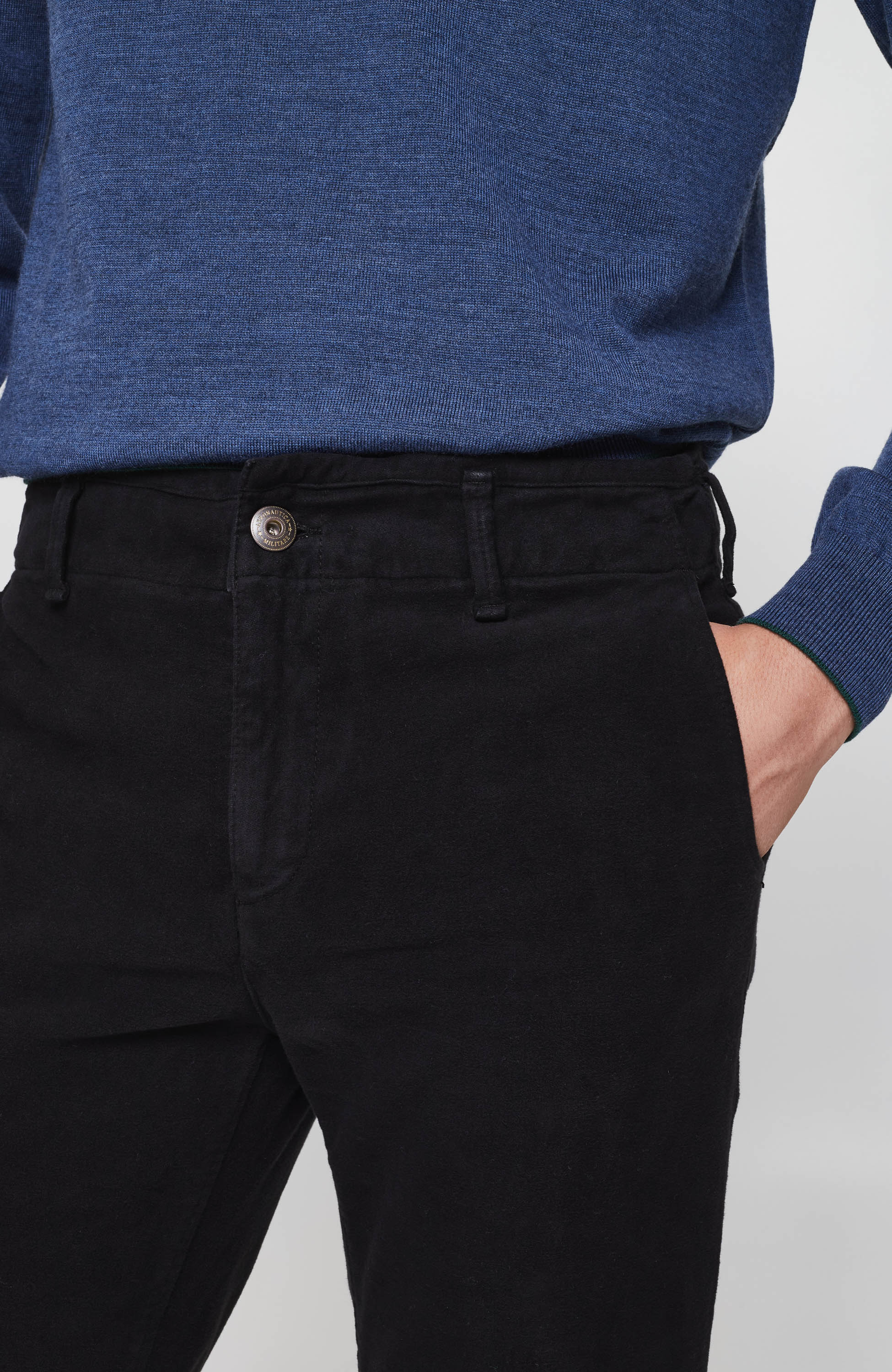 Aeronautica militare Black Velvet chino trousers image 4