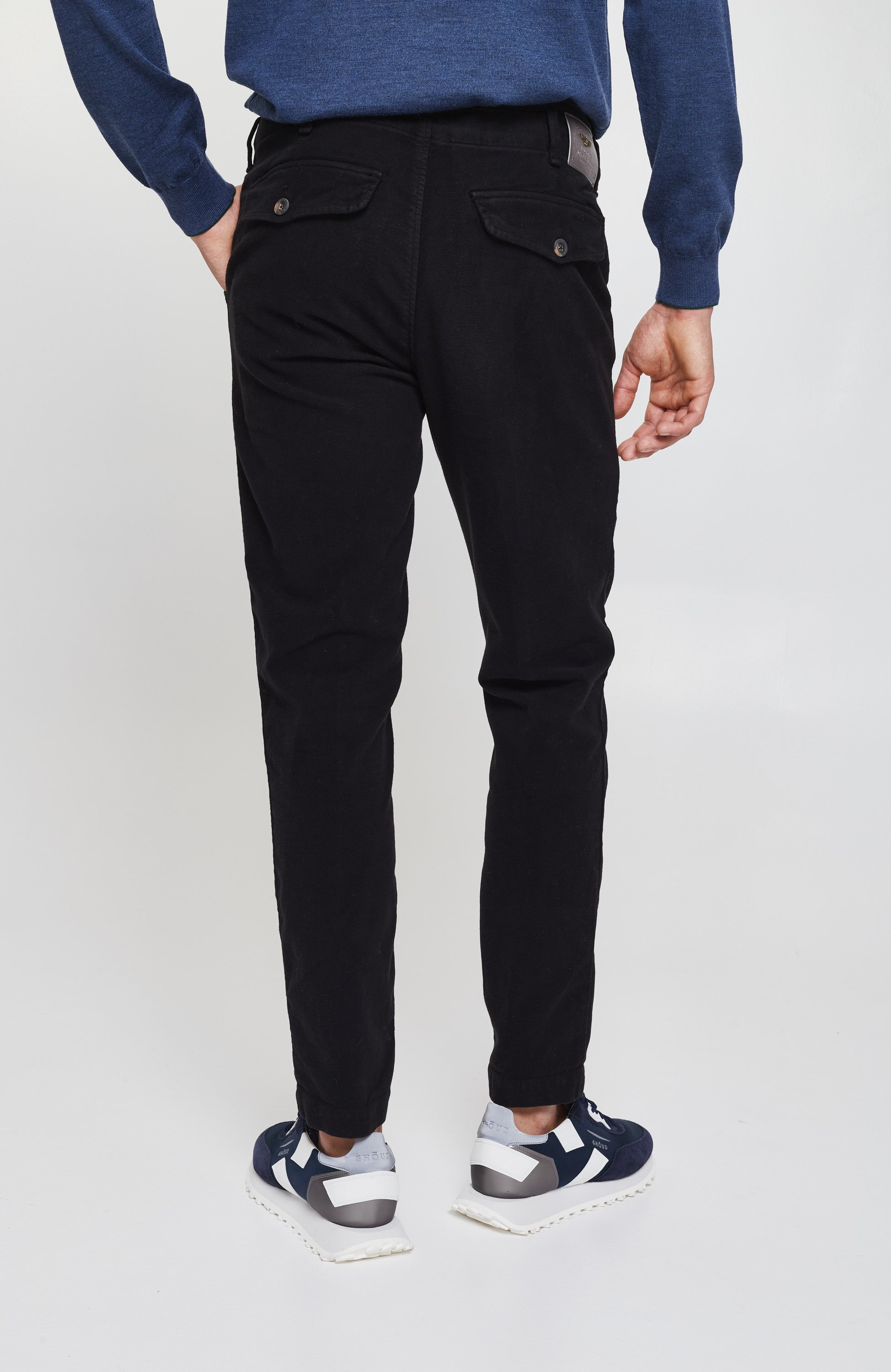 Aeronautica militare Black Velvet chino trousers image 3