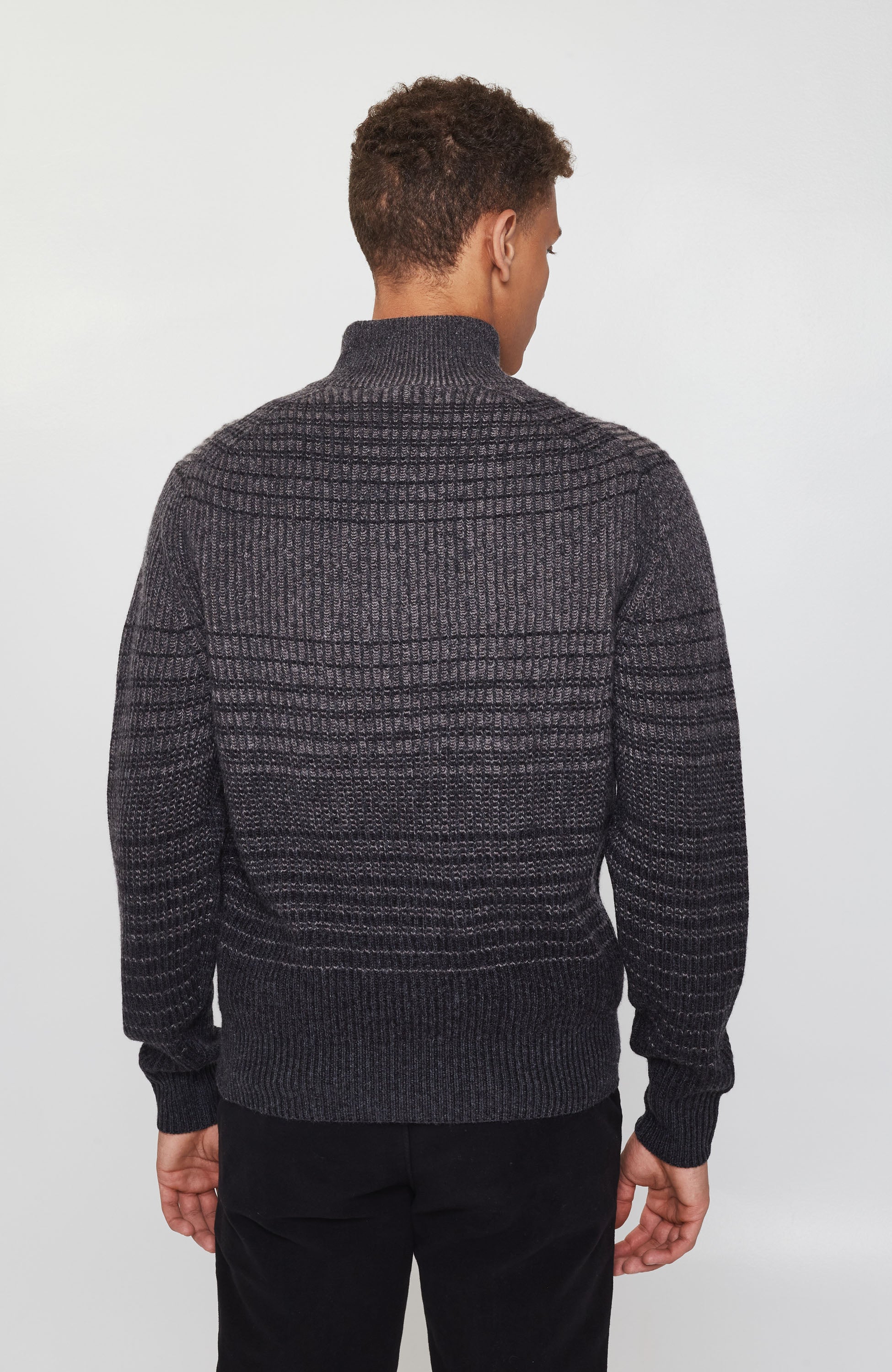 Ftc cashmere Brown Wzorzysty zapinany sweter image 3