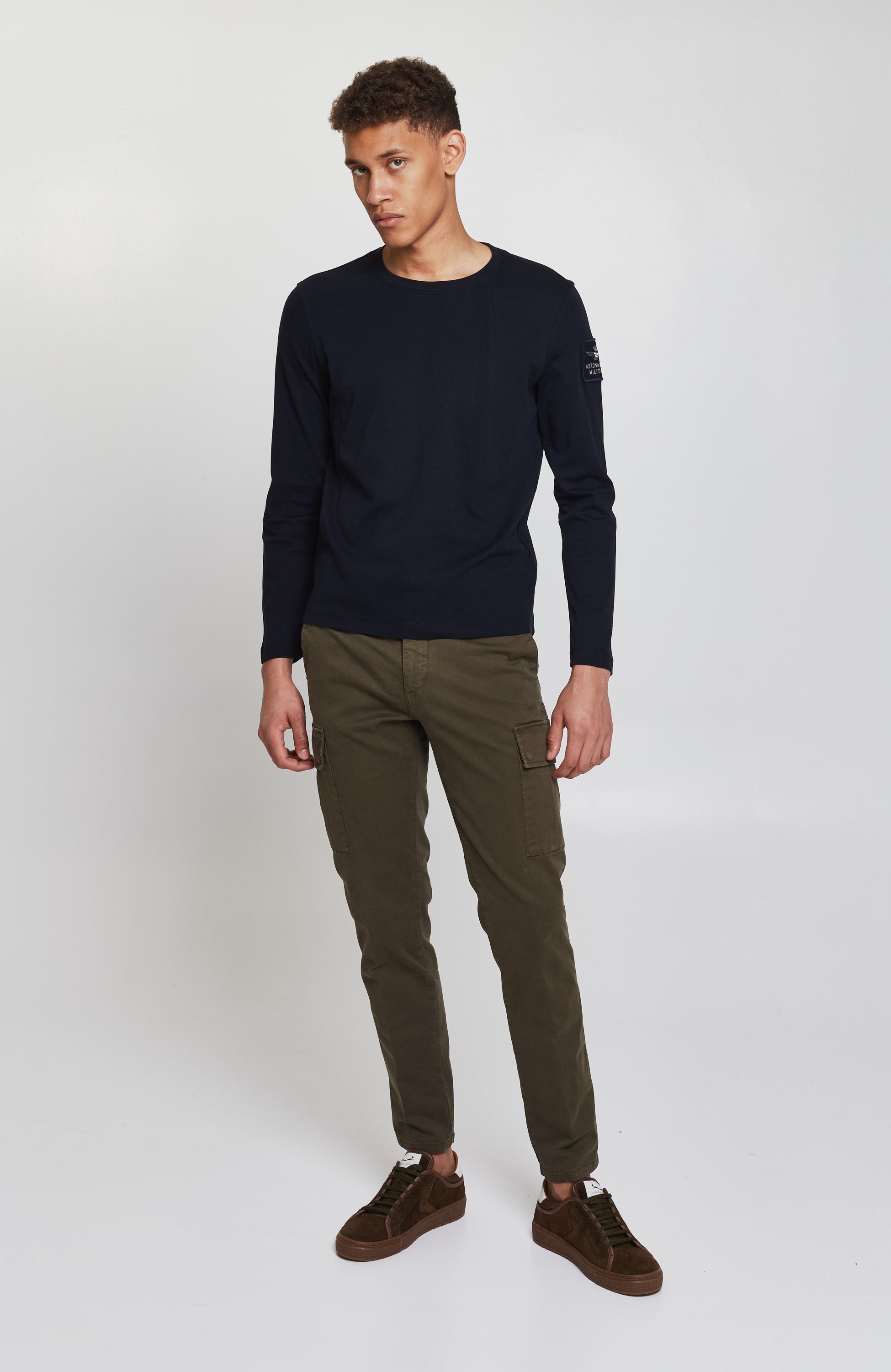 Aeronautica militare Navy Patch longsleeve t-shirt image 5