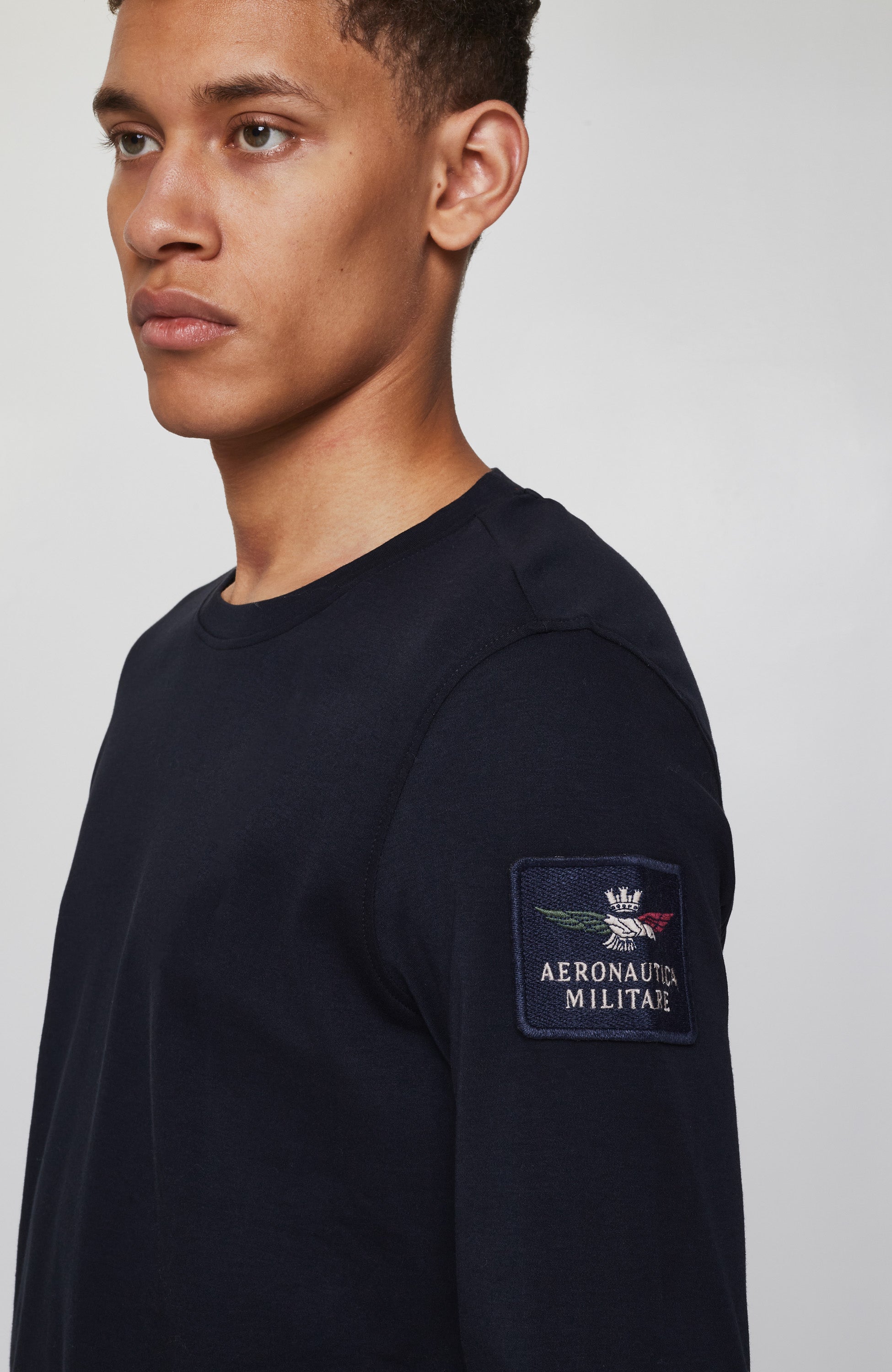 Patch longsleeve t-shirt