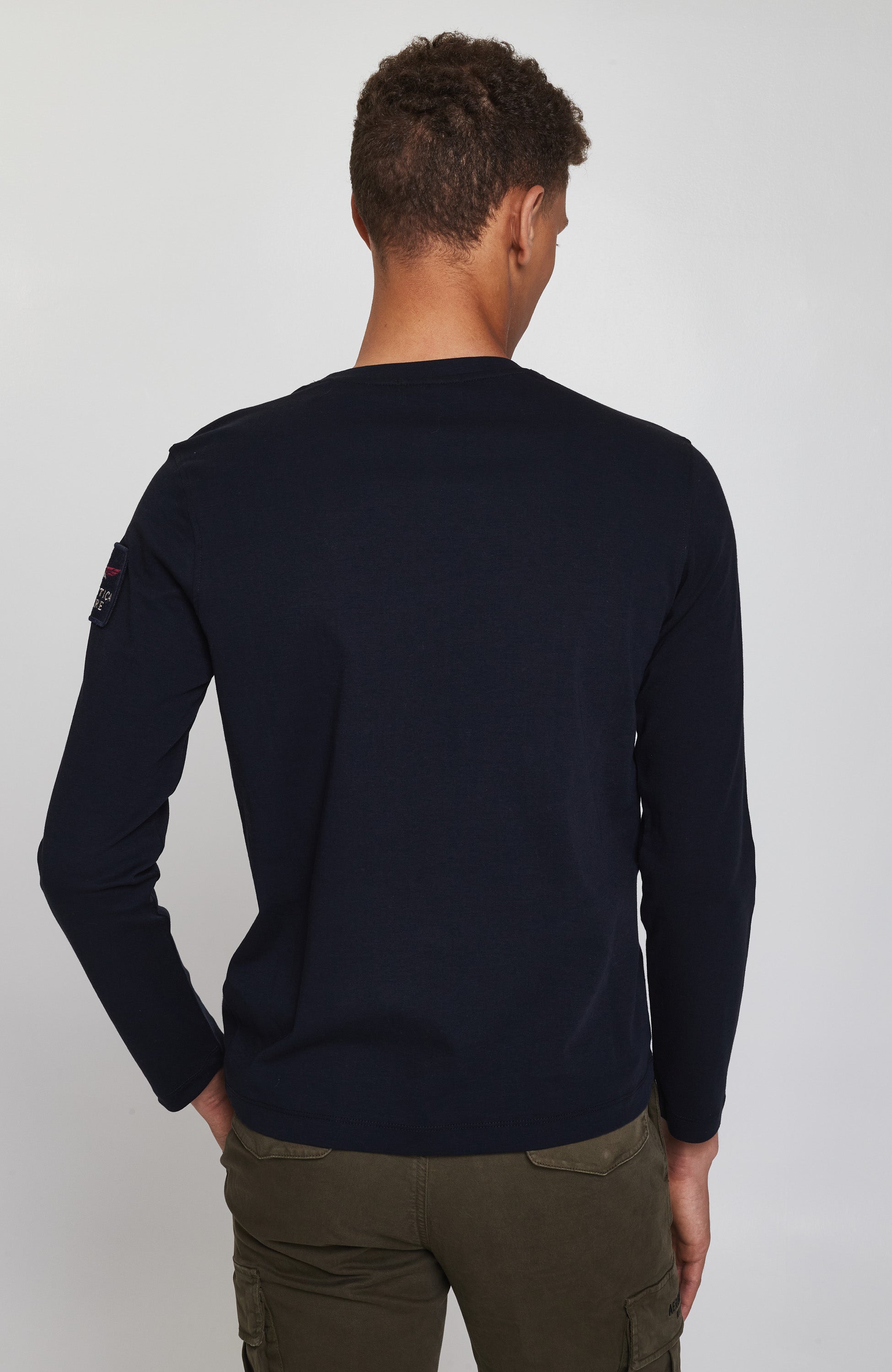 Aeronautica militare Navy Patch longsleeve t-shirt image 3