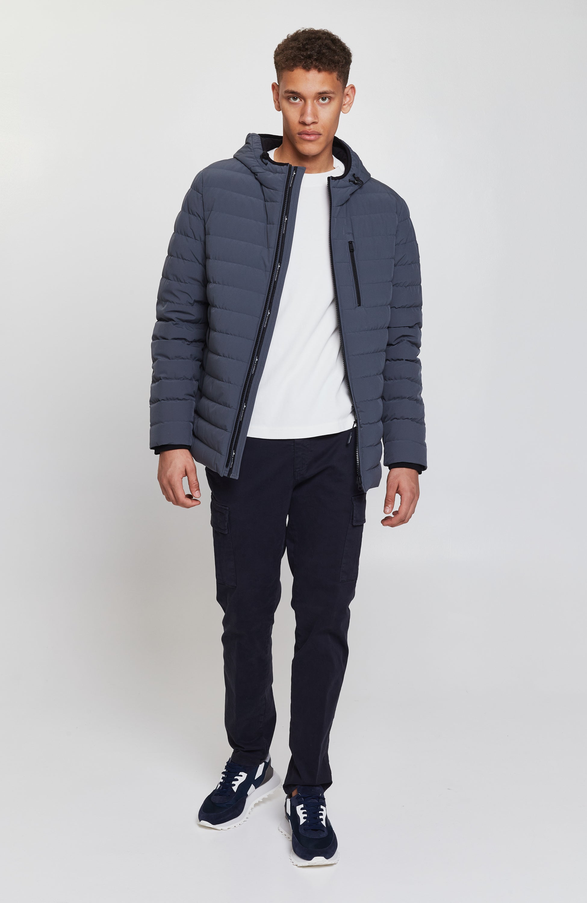 Lightweight hooded down jacket FULLCREST