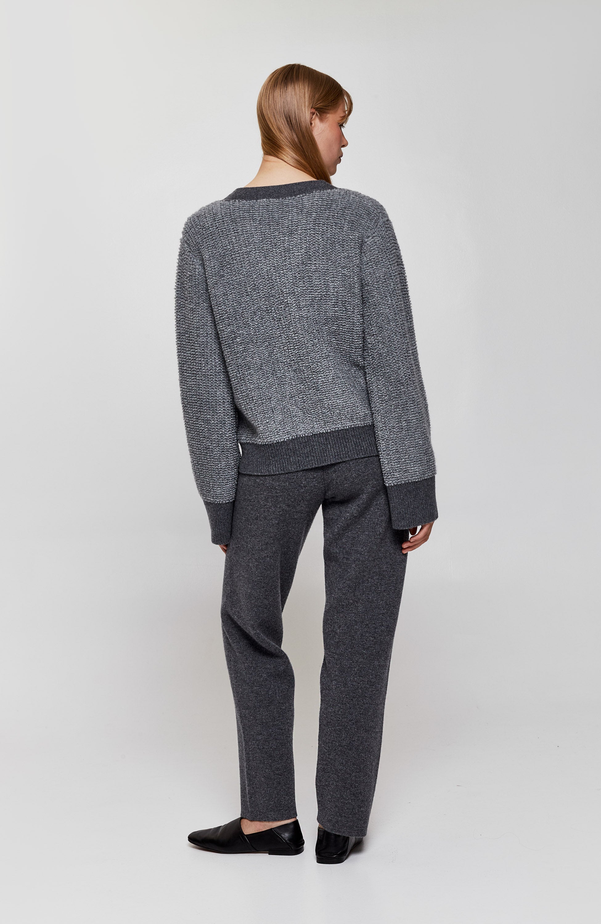 Lisa yang Grey Reljeefne kootud kardigan sonia image 6