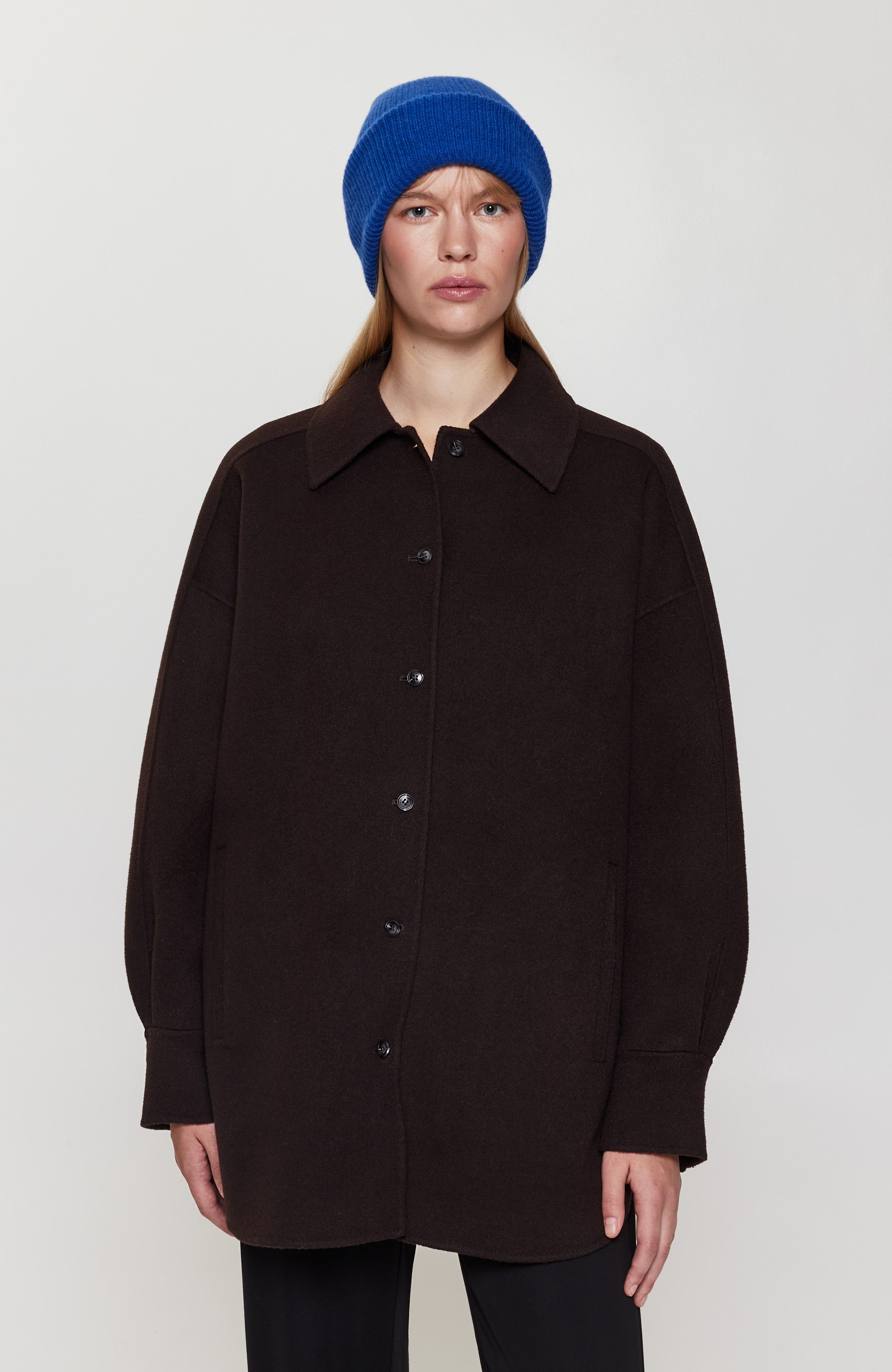Oversize wool shirt jacket DAKOTA