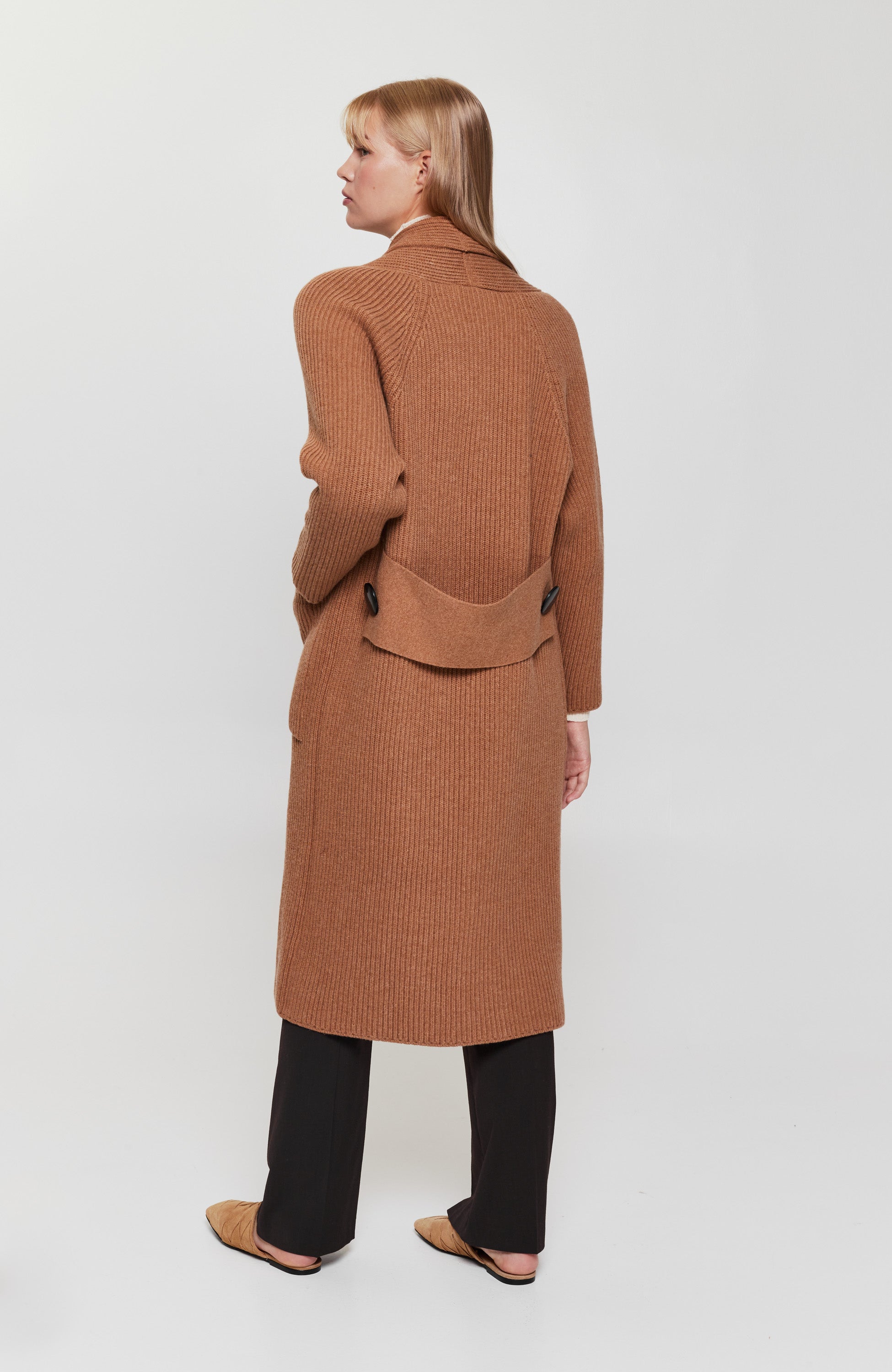 Erika cavallini Brown Długi sweter z dzianiny image 4