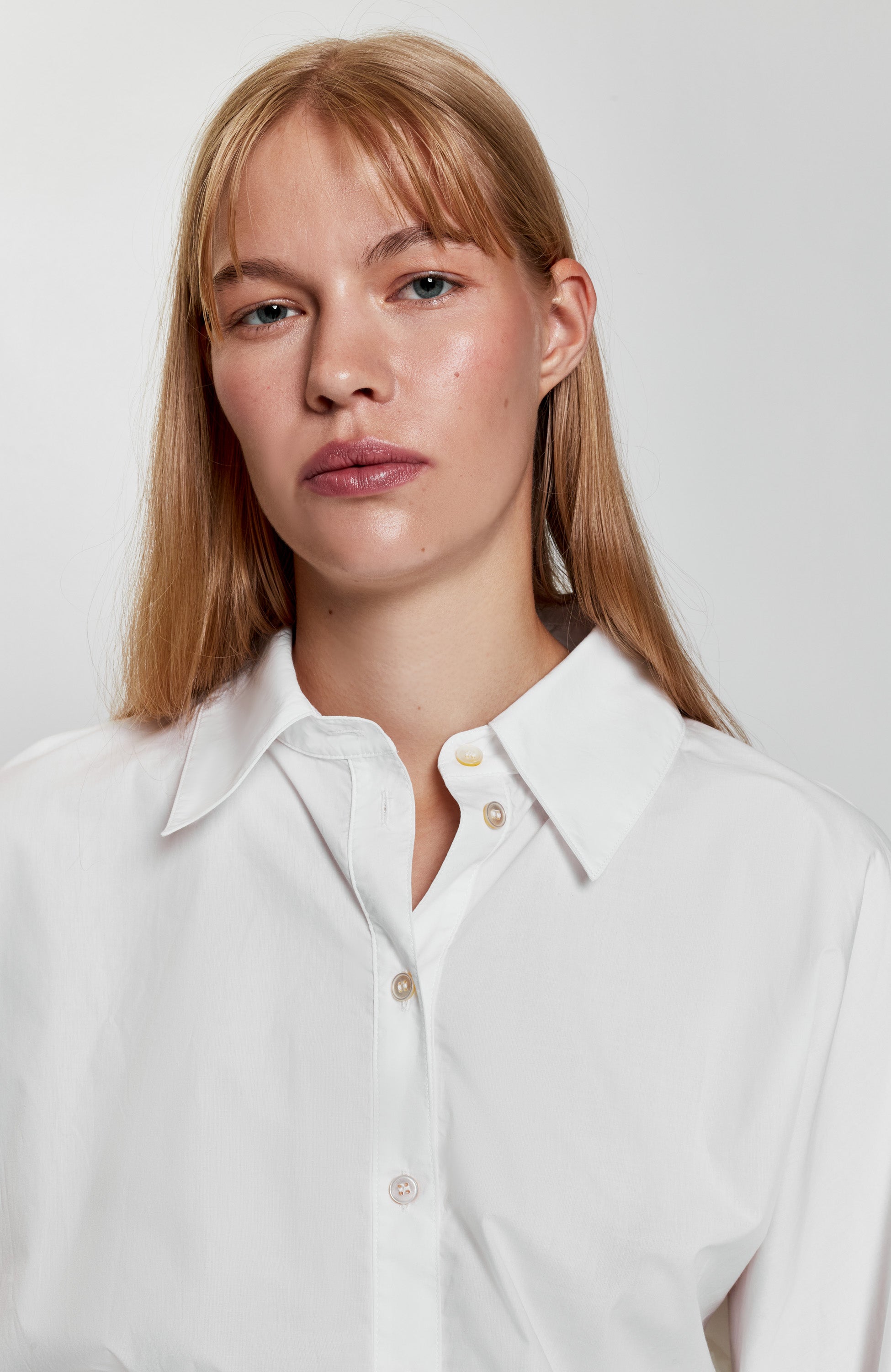 Erika cavallini White Dart fold cotton shirt image 7