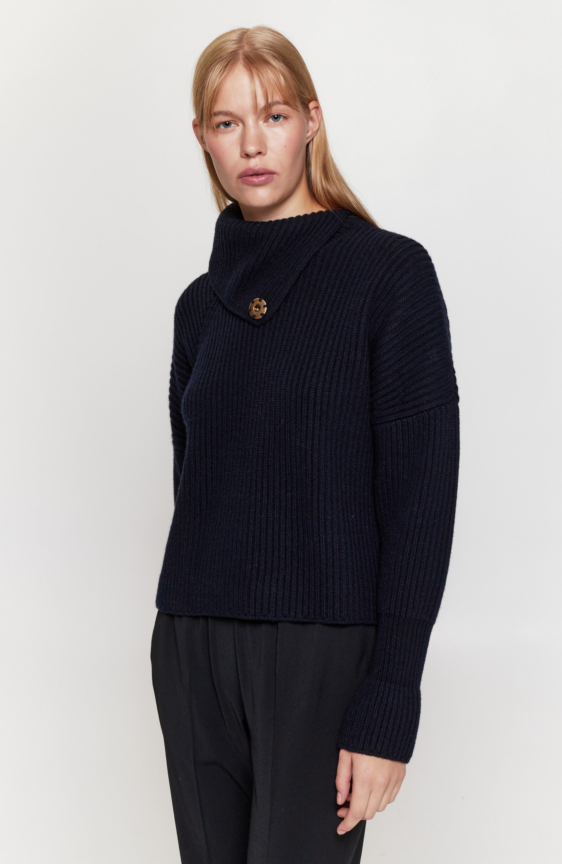 Chunky knitted jumper