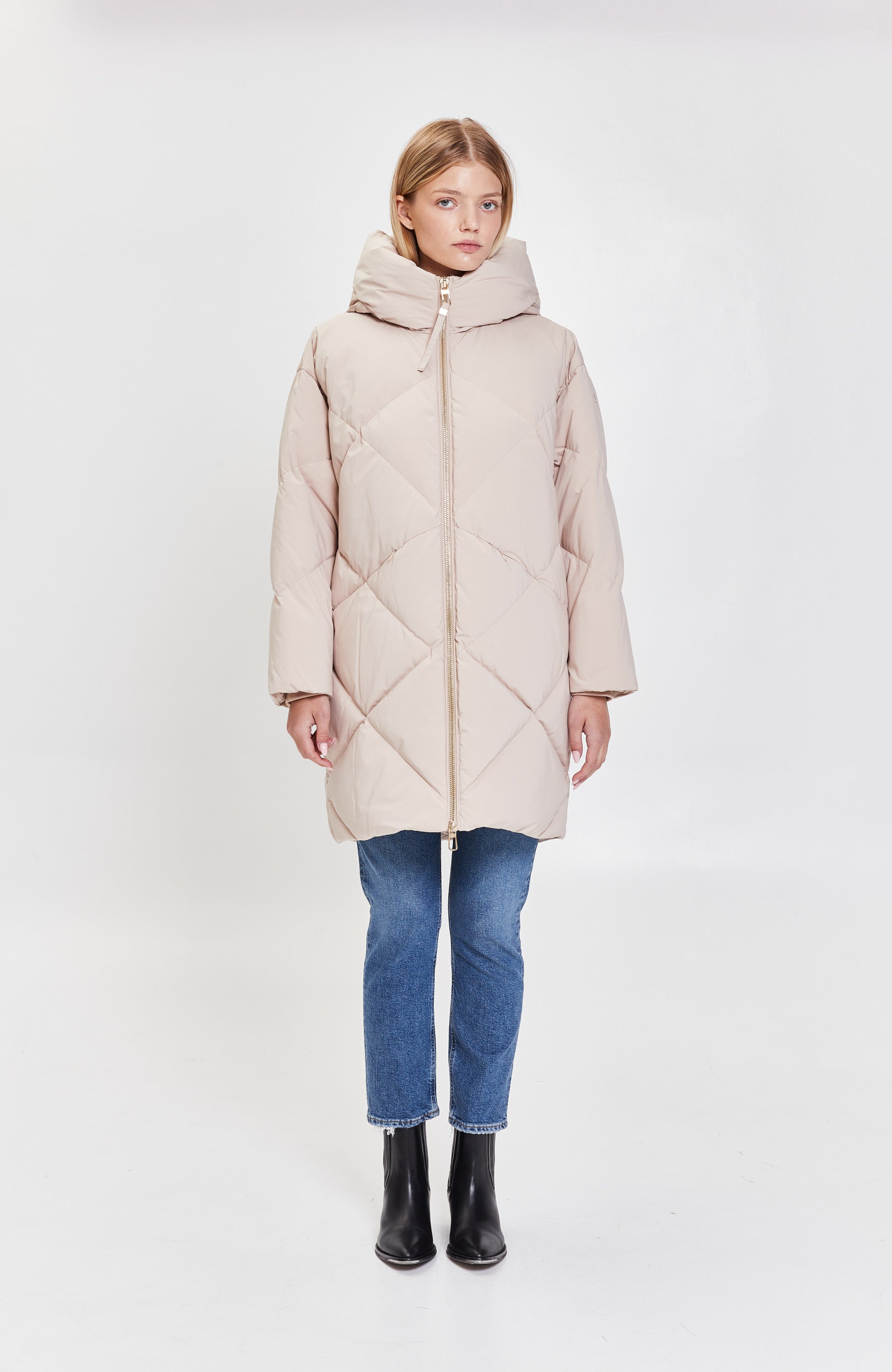 Oversize hooded down parka SPERA