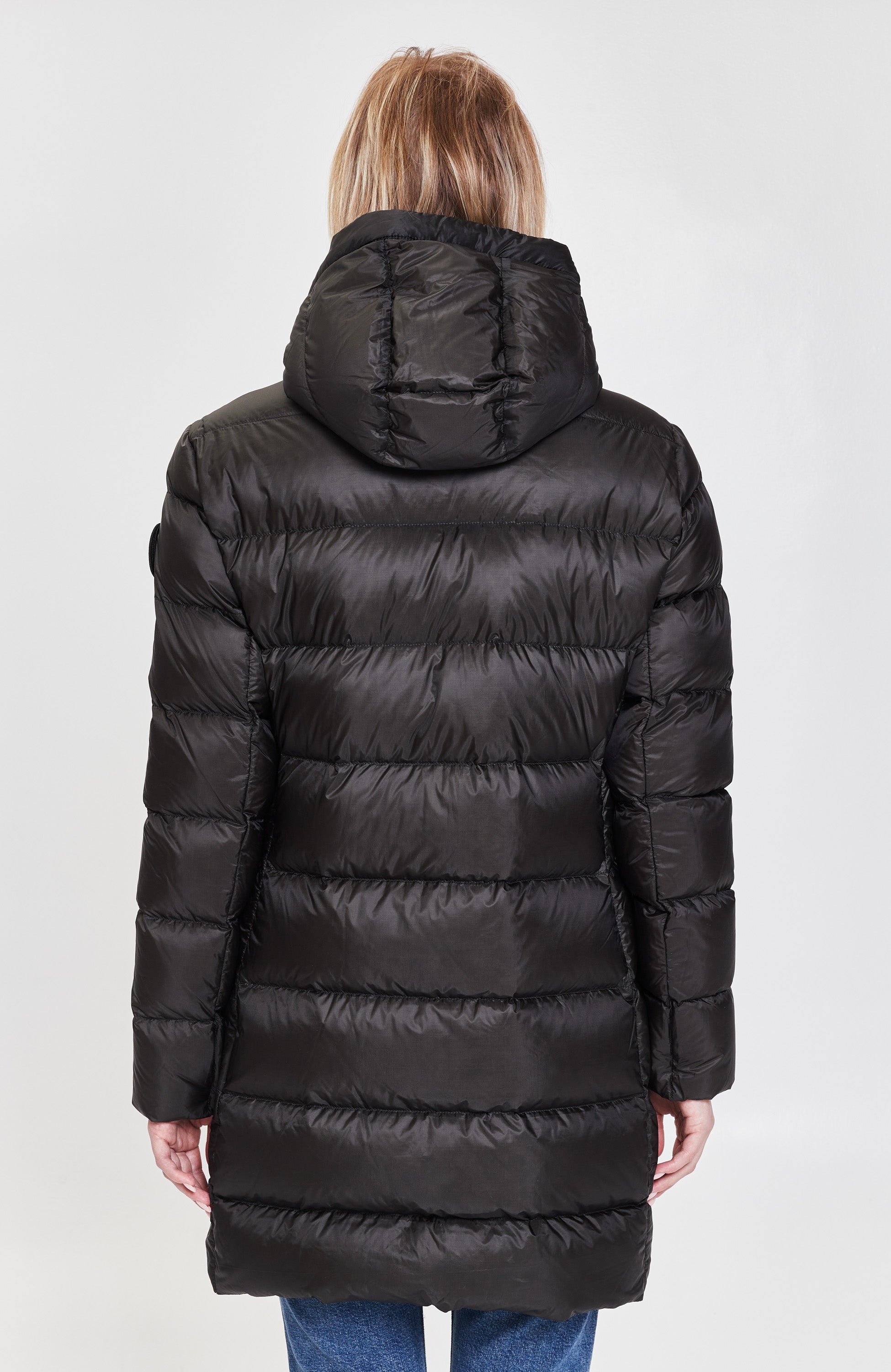 Lightweight hooded down parka MARGAREE