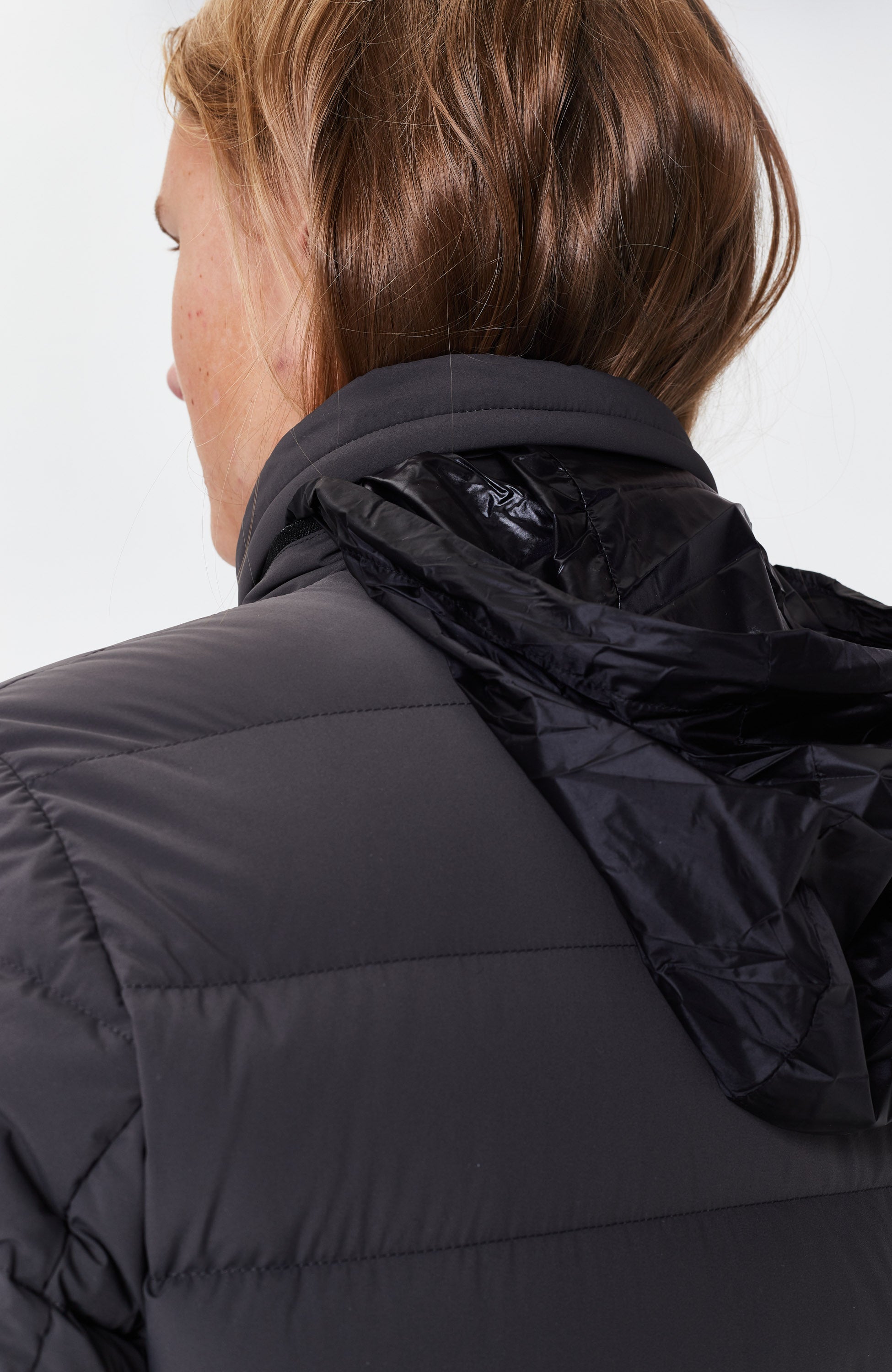 Quilted packable down jacket TECH