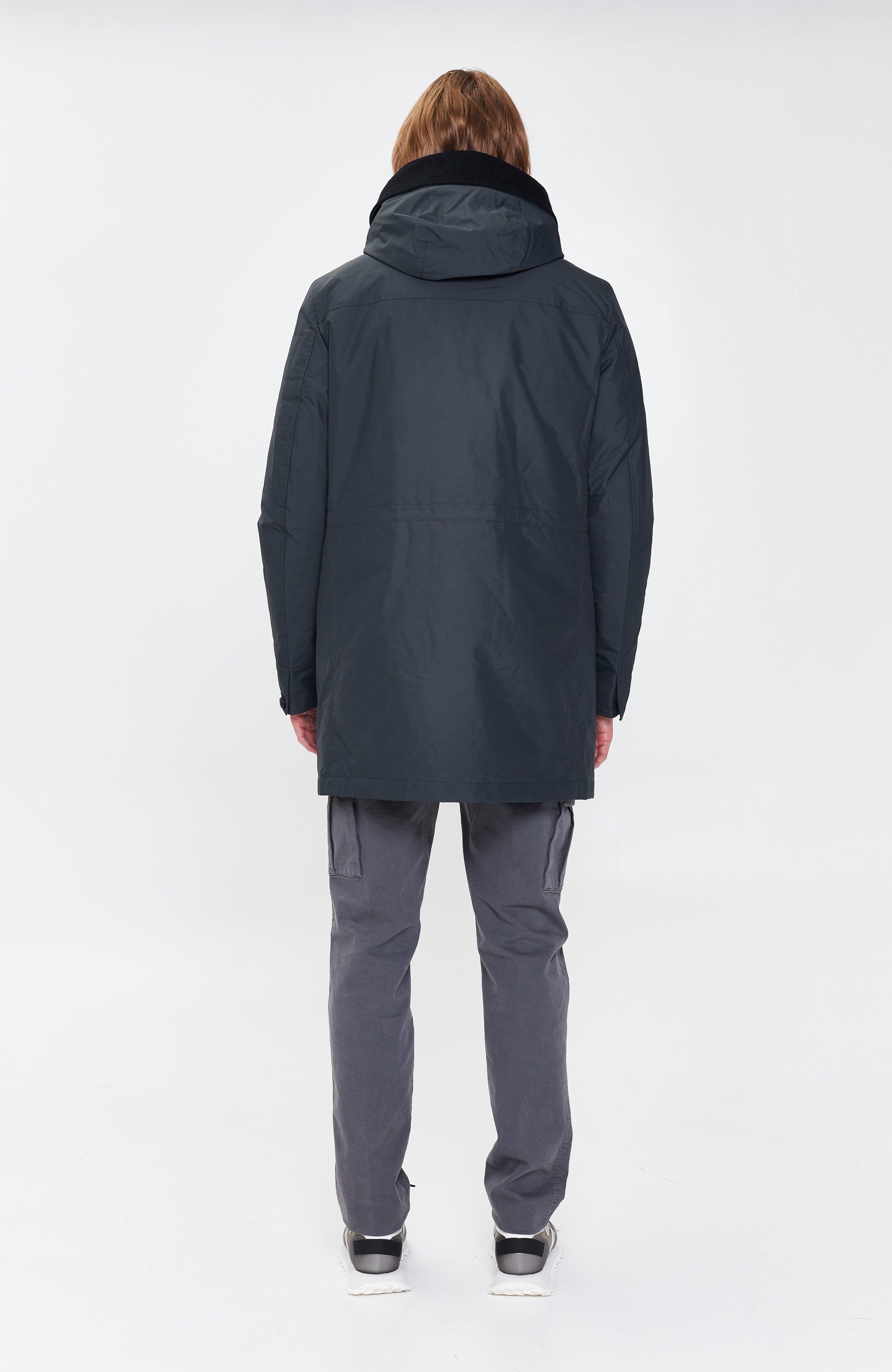 Duno Grey Tehnilisest kangast tepitud parka-transformer cosmos image 10