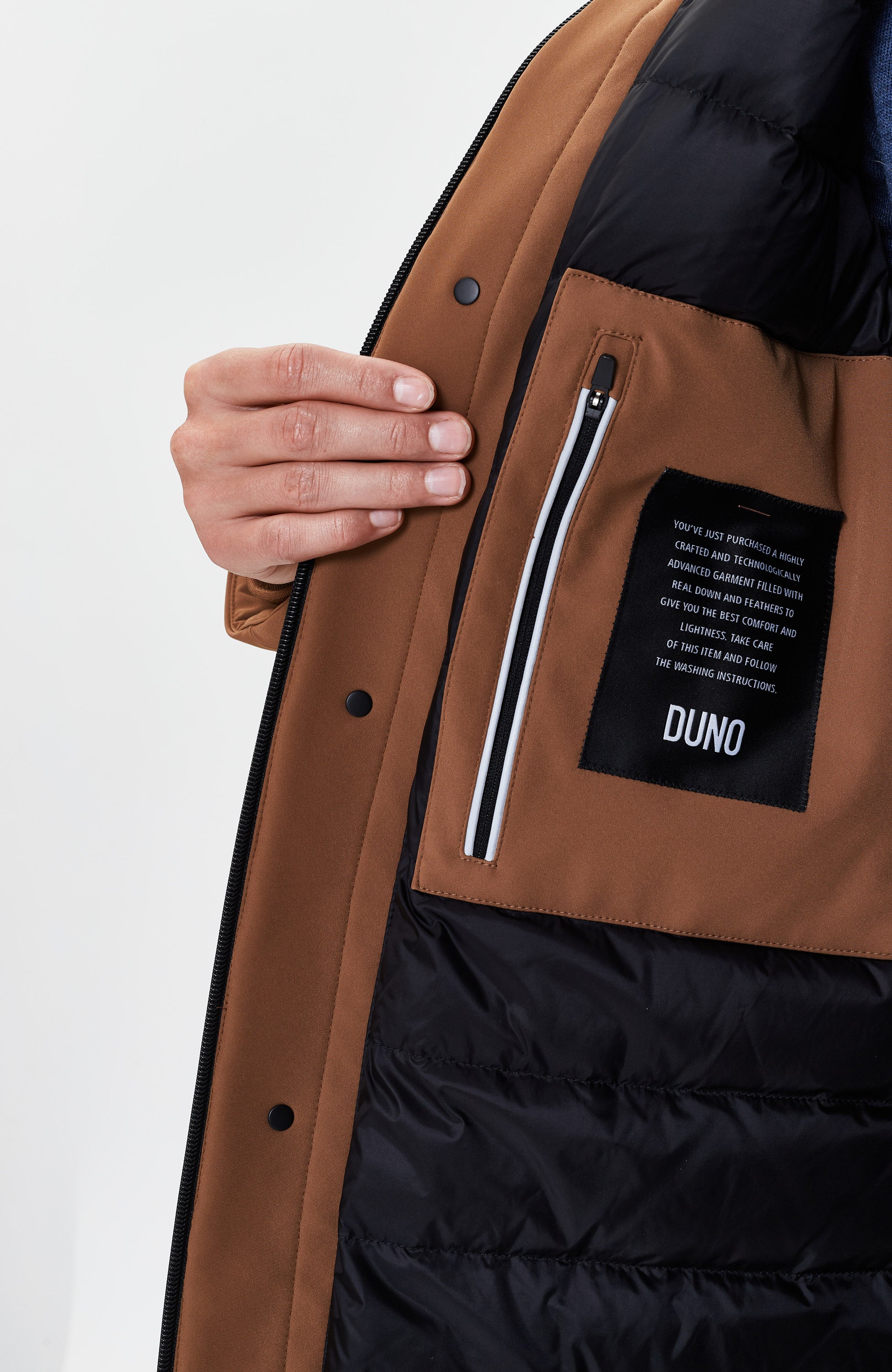 Duno Brown Soojustatud parka planet image 5