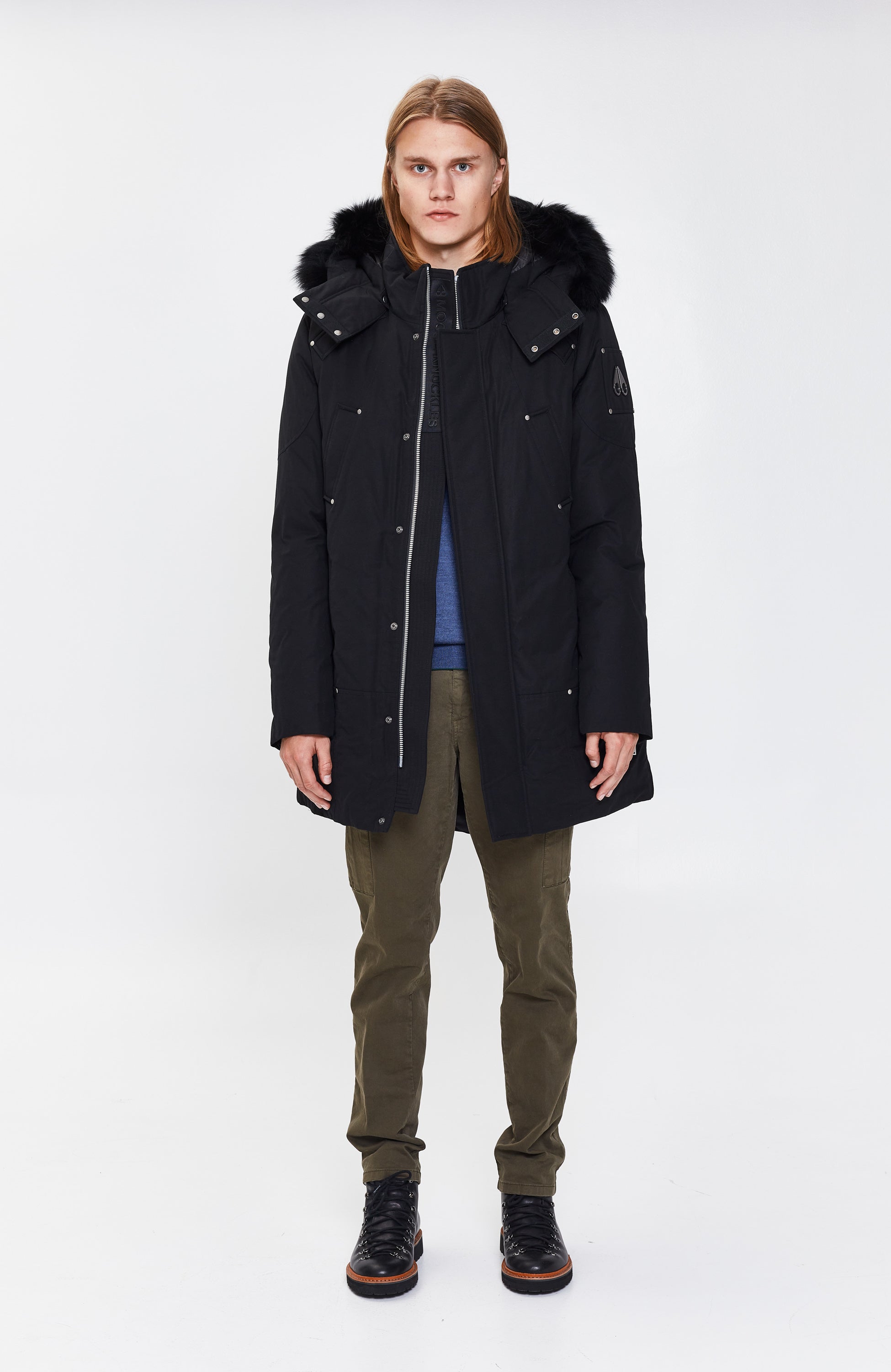 Moose knuckles Black Kapuutsiga parka firebag image 9