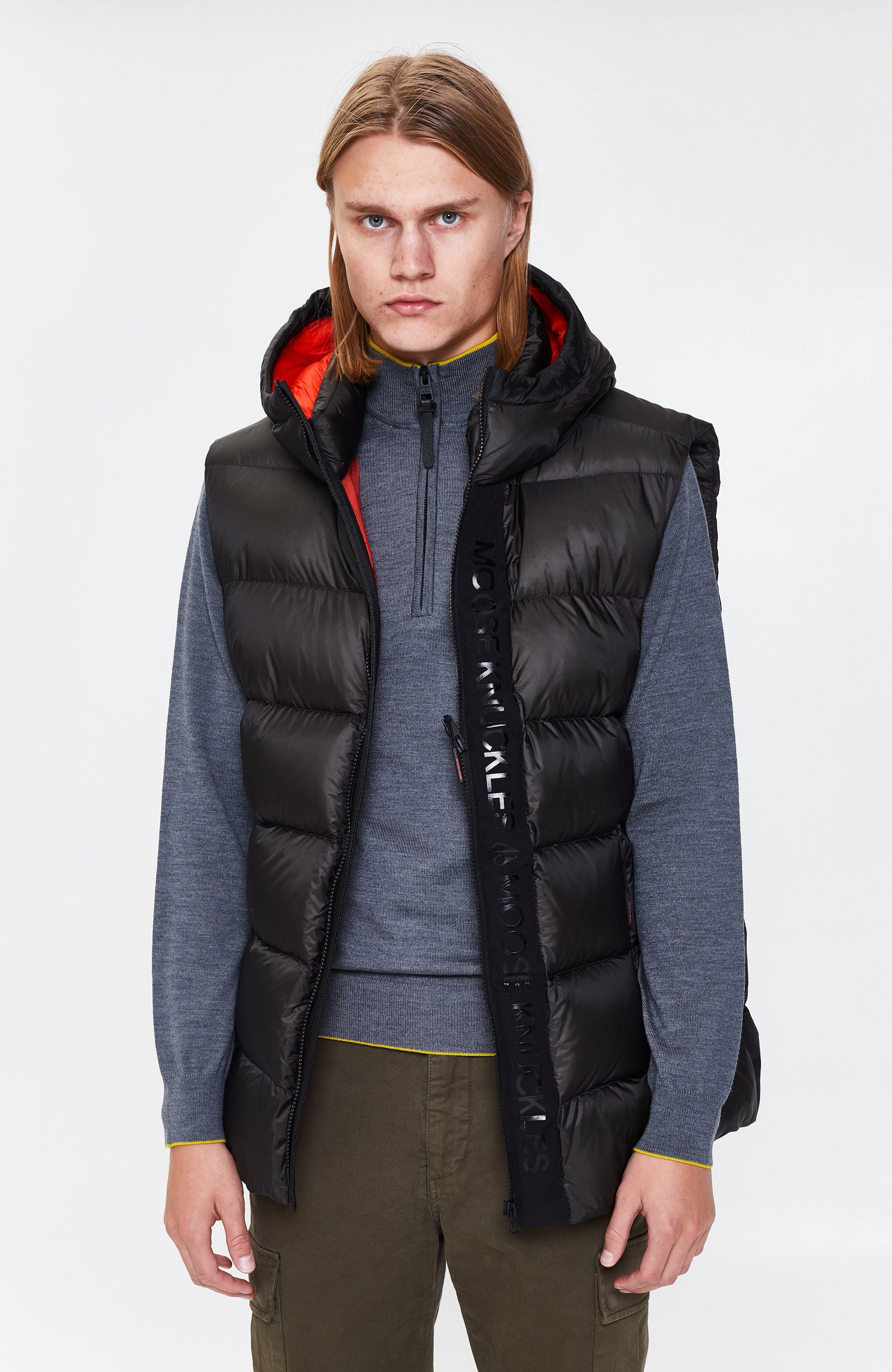 Hooded down vest ORWELL