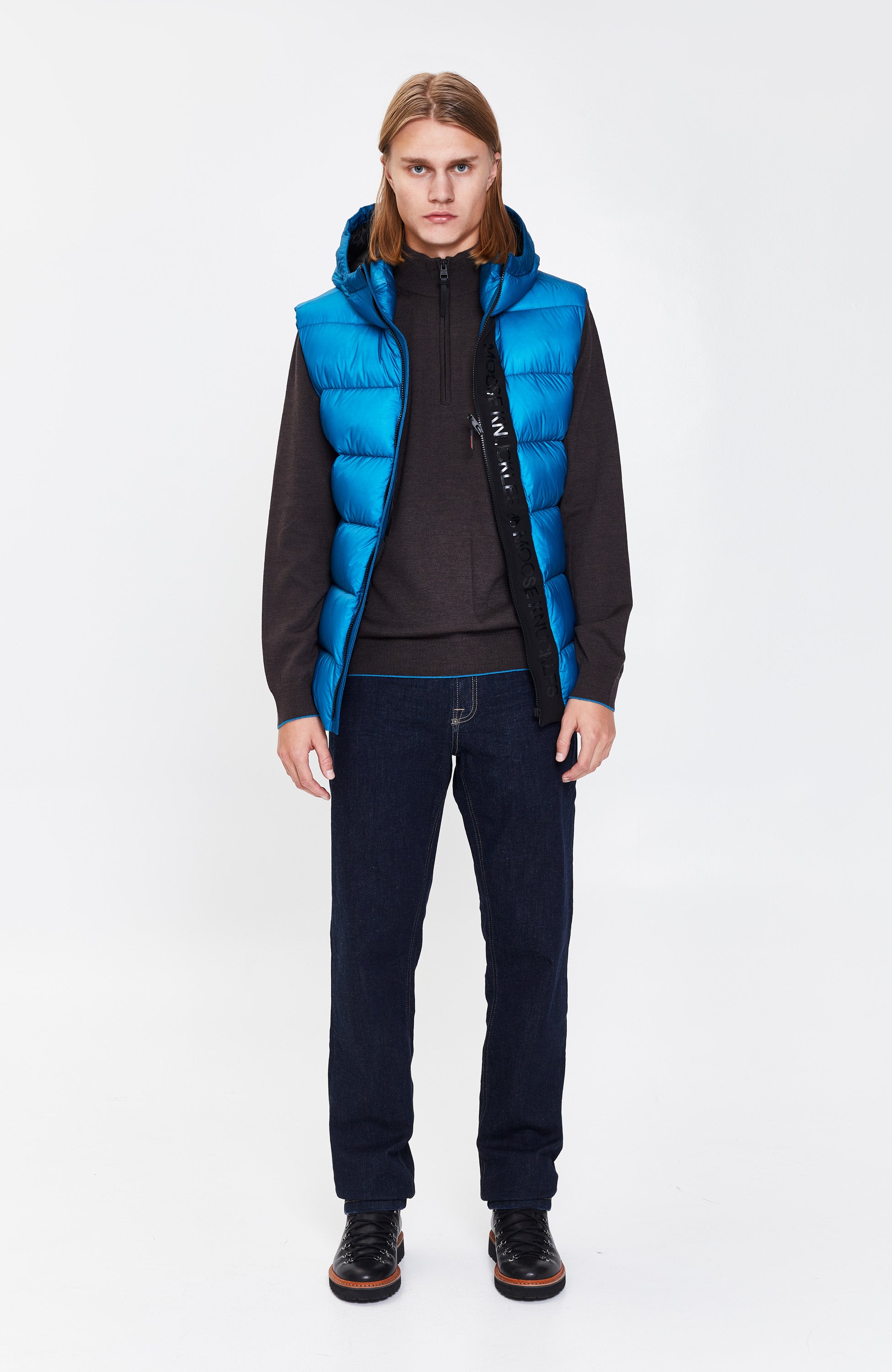 Moose knuckles Blue Kapuutsiga sulevest orwell image 9