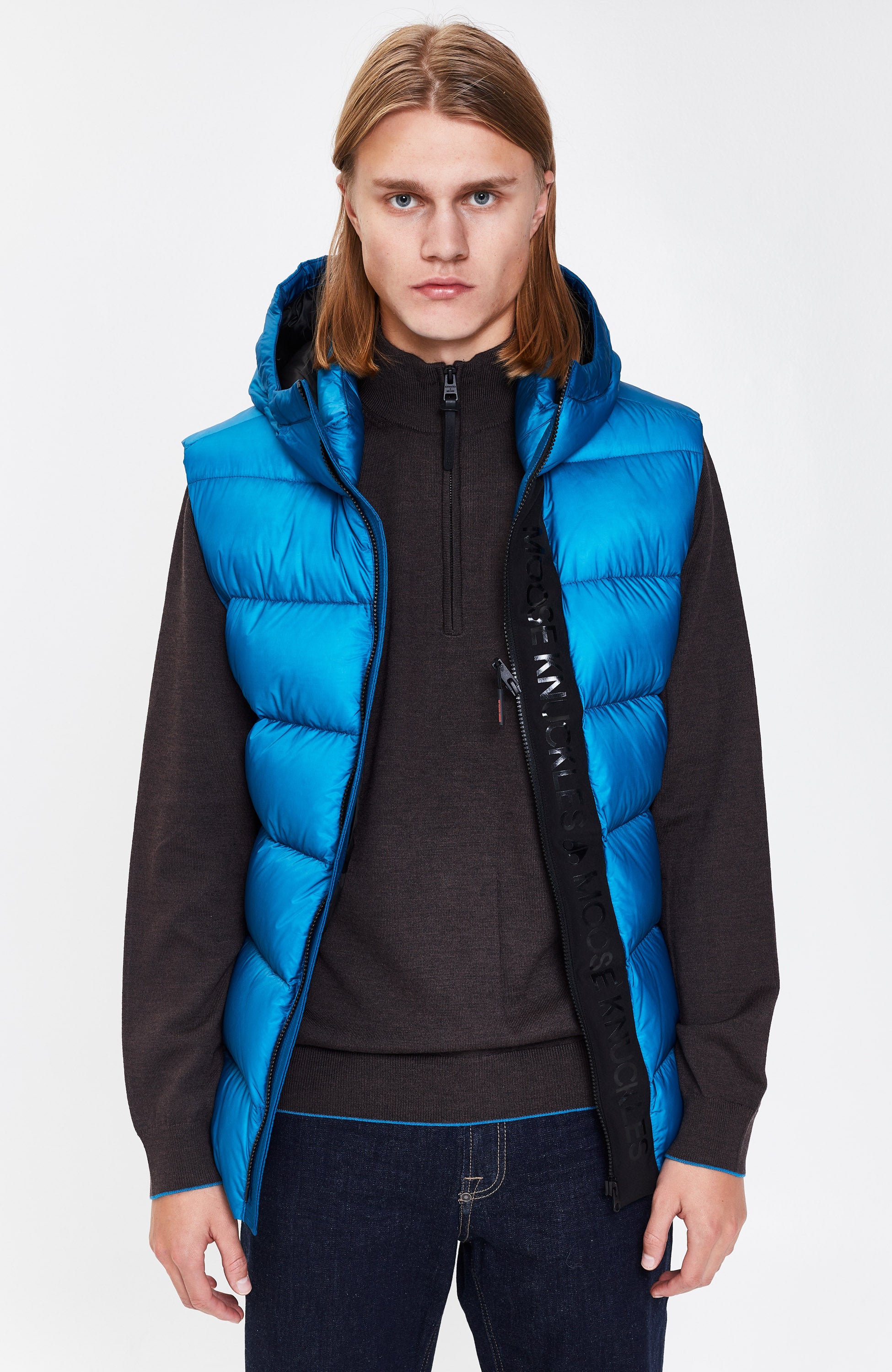 Hooded down vest ORWELL