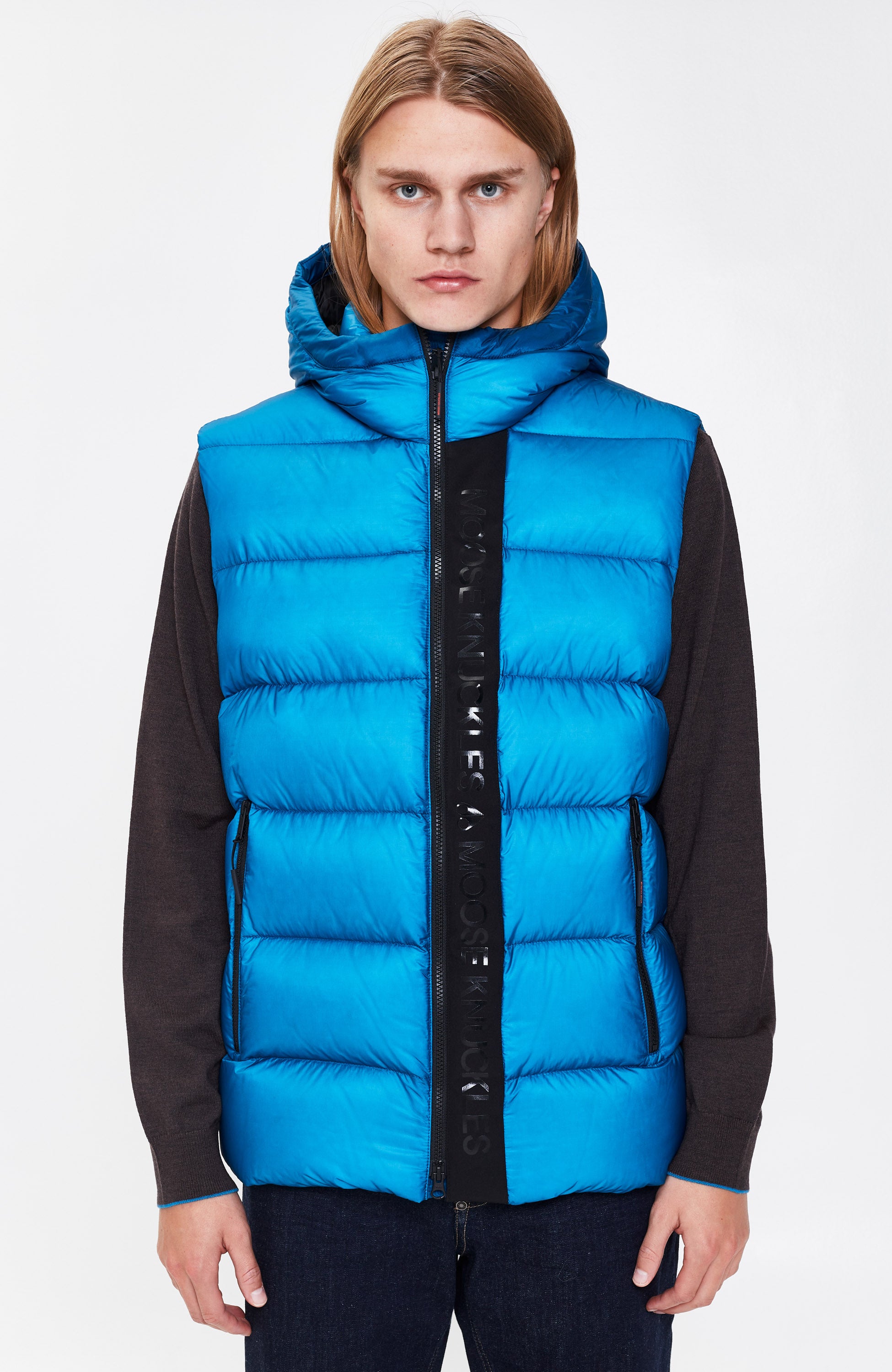 Hooded down vest ORWELL