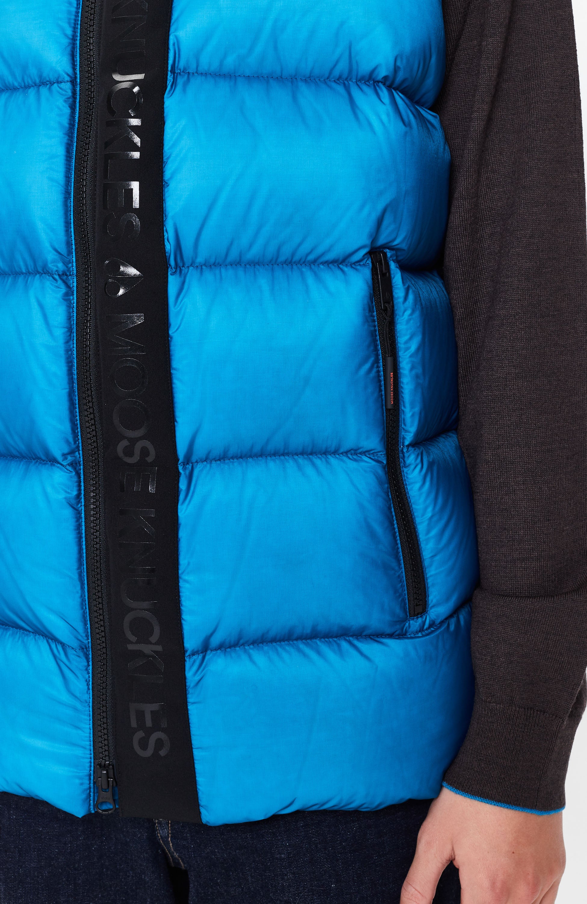 Moose knuckles Blue Kapuutsiga sulevest orwell image 8