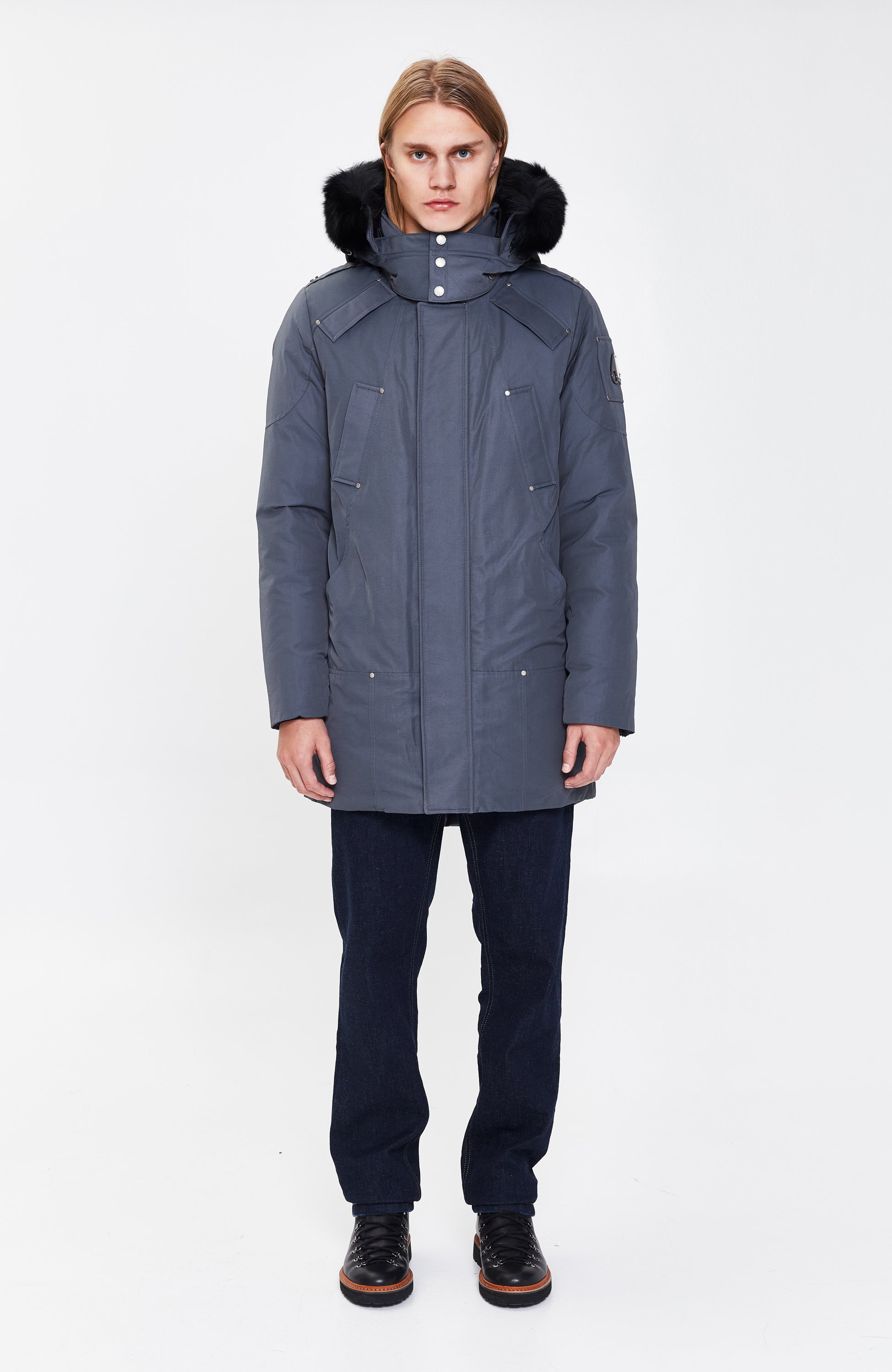 Moose knuckles Grey Kapuutsiga parka firebag image 9