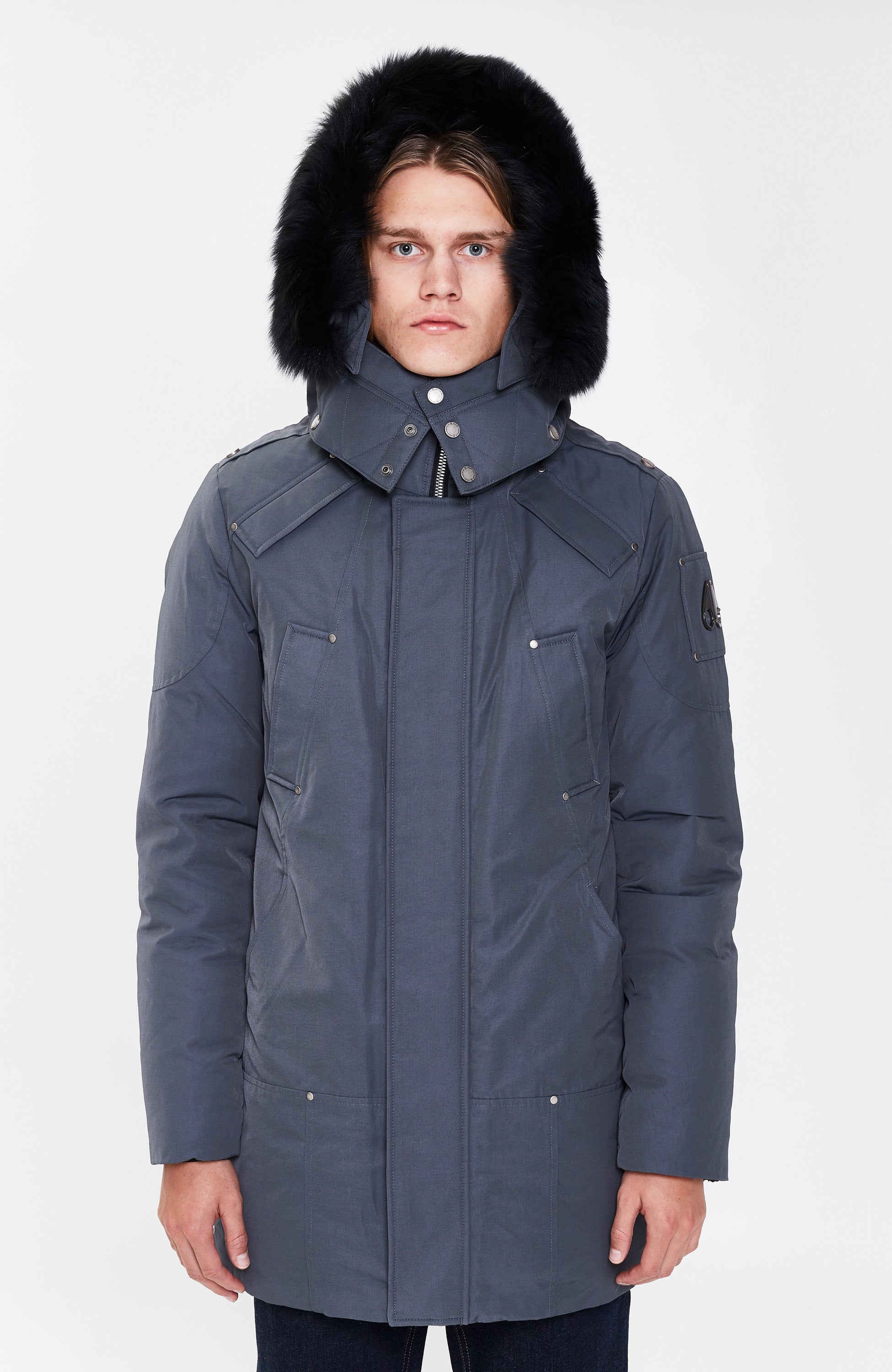 Moose knuckles Grey Kapuutsiga parka firebag image 3