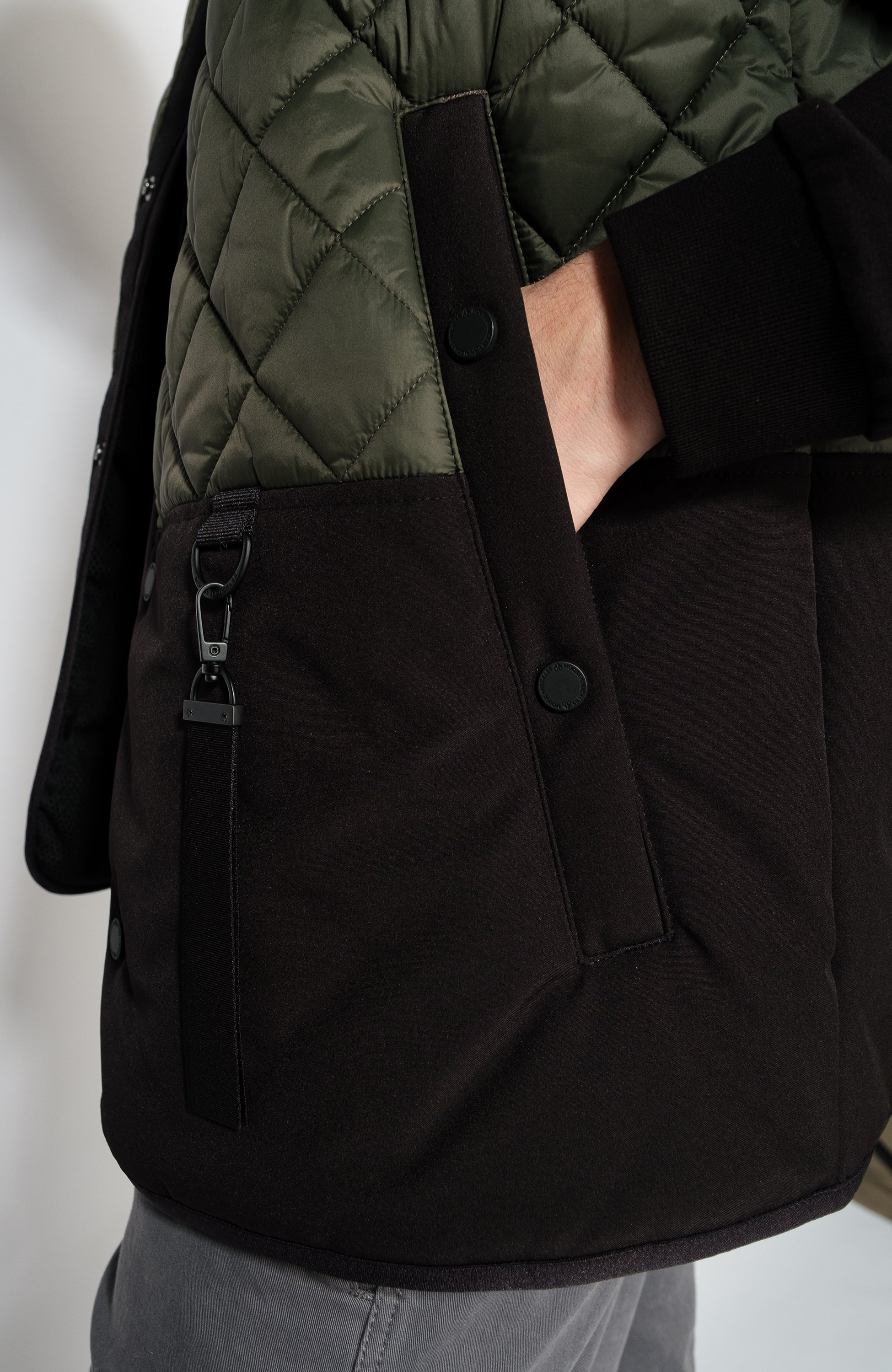 Moose knuckles Green Tepitud vest logo embleemiga clearwater image 8