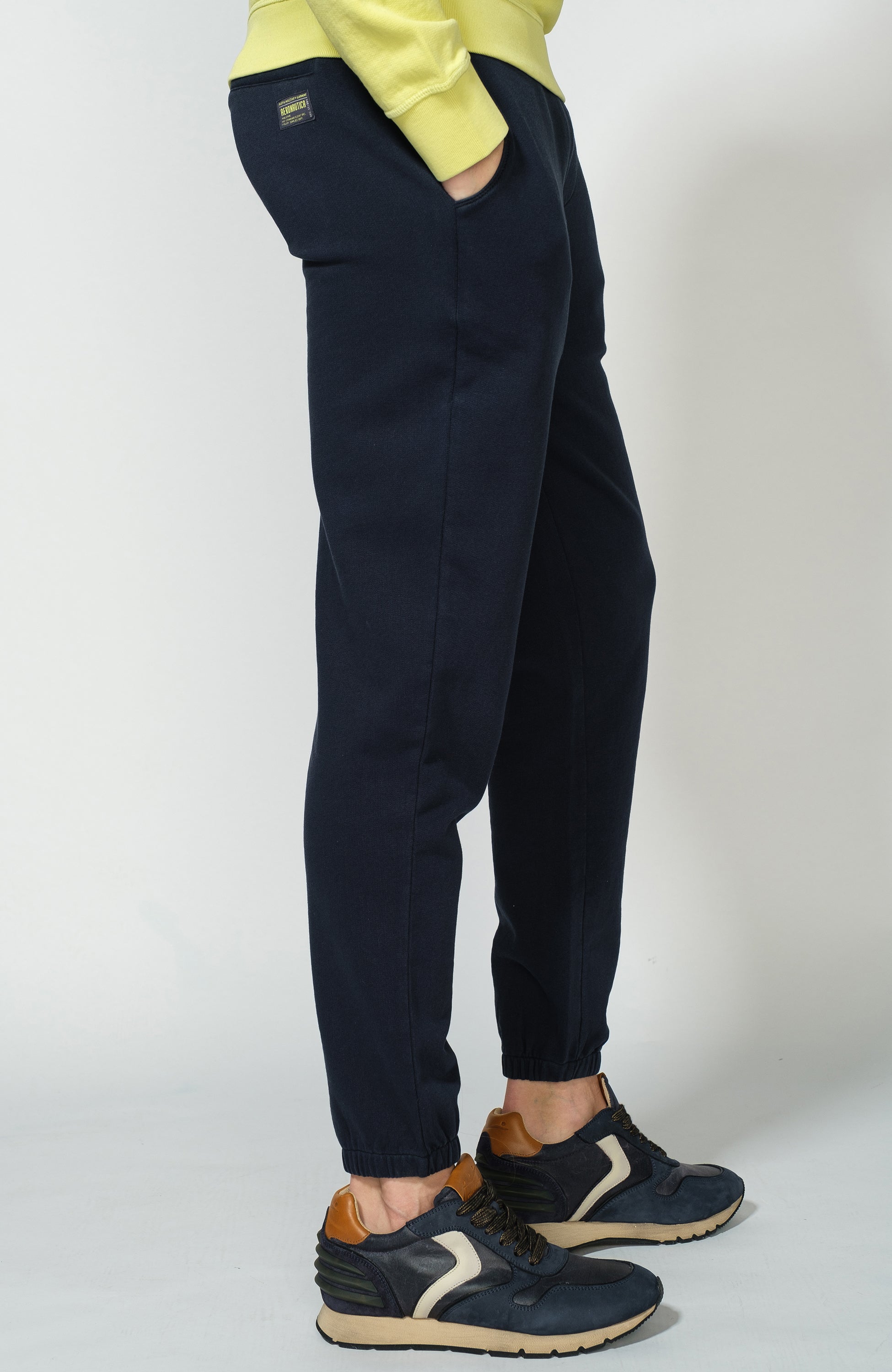 Aeronautica militare Navy Drawstring-waist sweatpants image 3