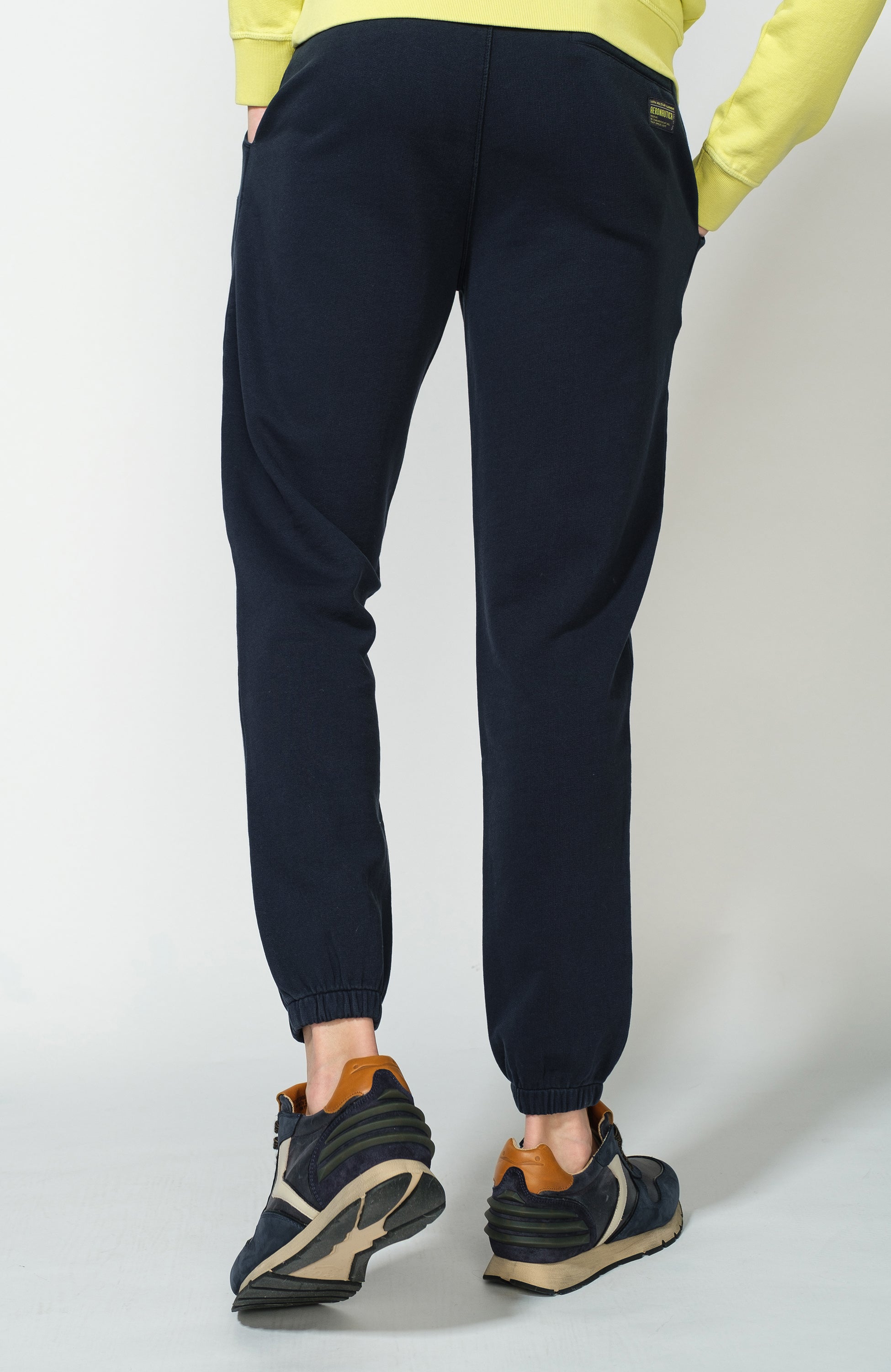 Aeronautica militare Navy Drawstring-waist sweatpants image 5