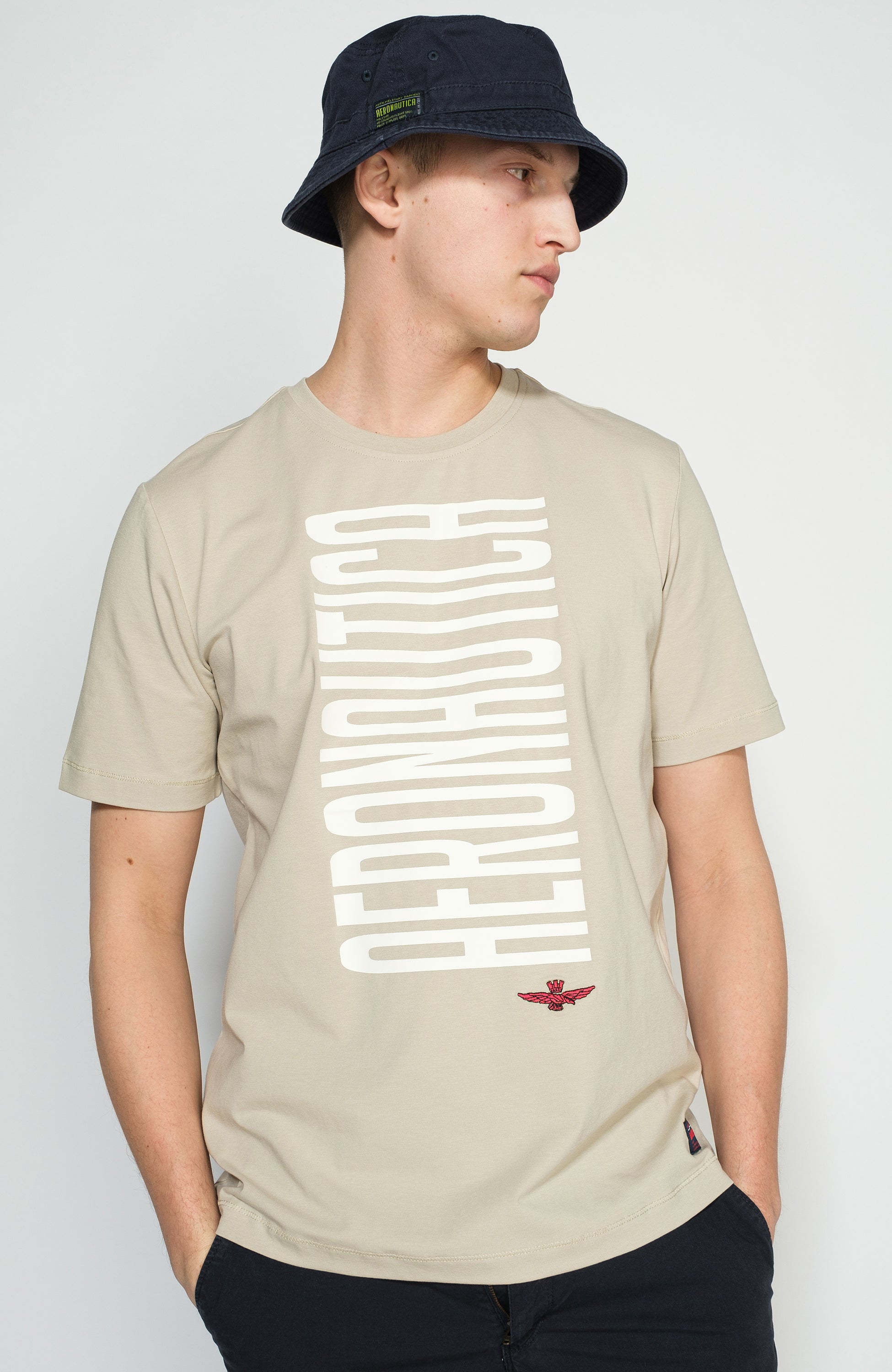Aeronautica militare Neutral Logo-print cotton t-shirt image 1