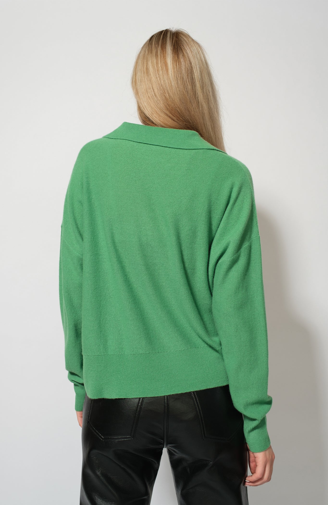Ftc cashmere Green Polokraega kašmiirist sviiter image 3
