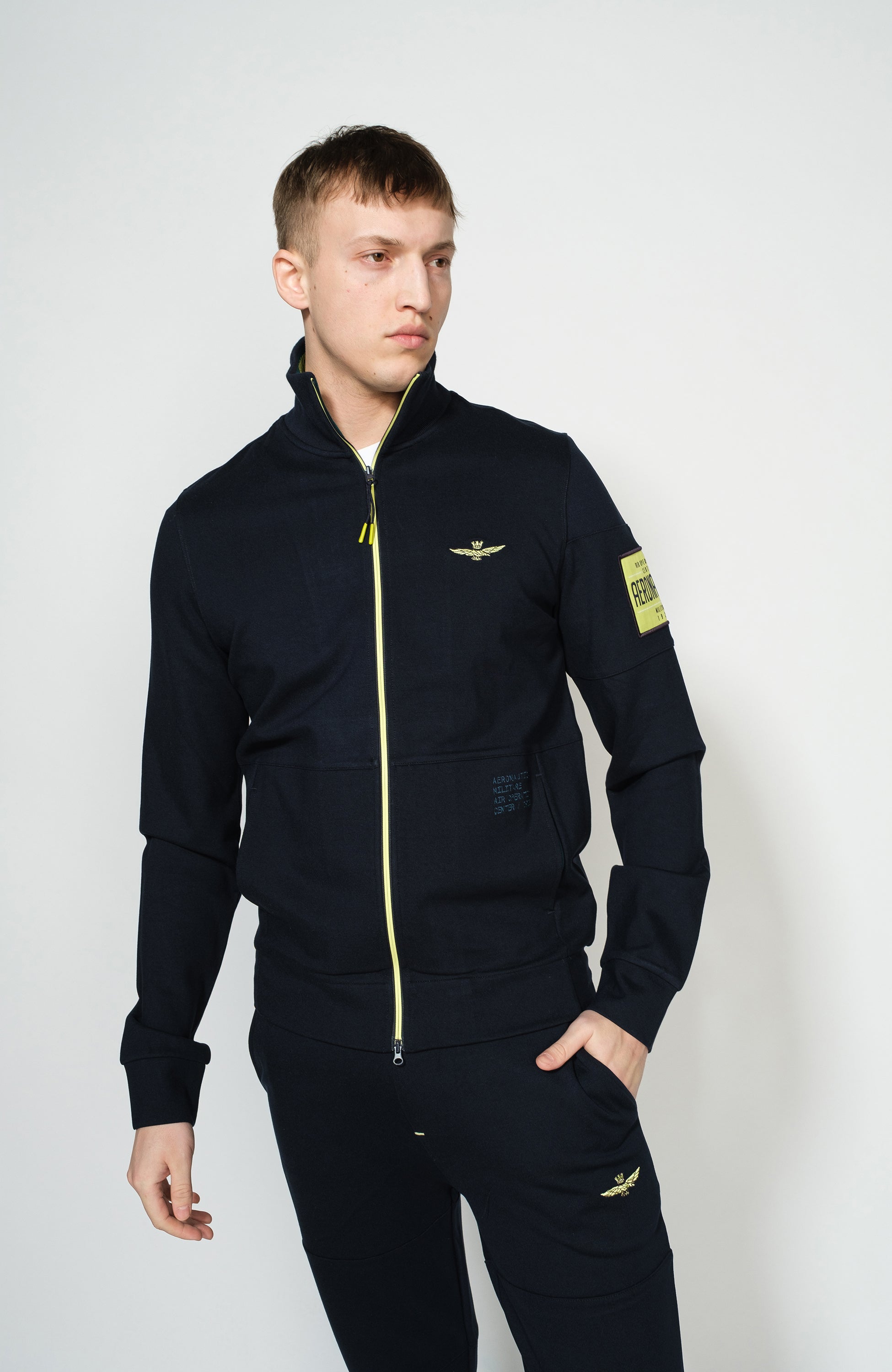 Aeronautica militare Navy Jersey tracksuit set image 2