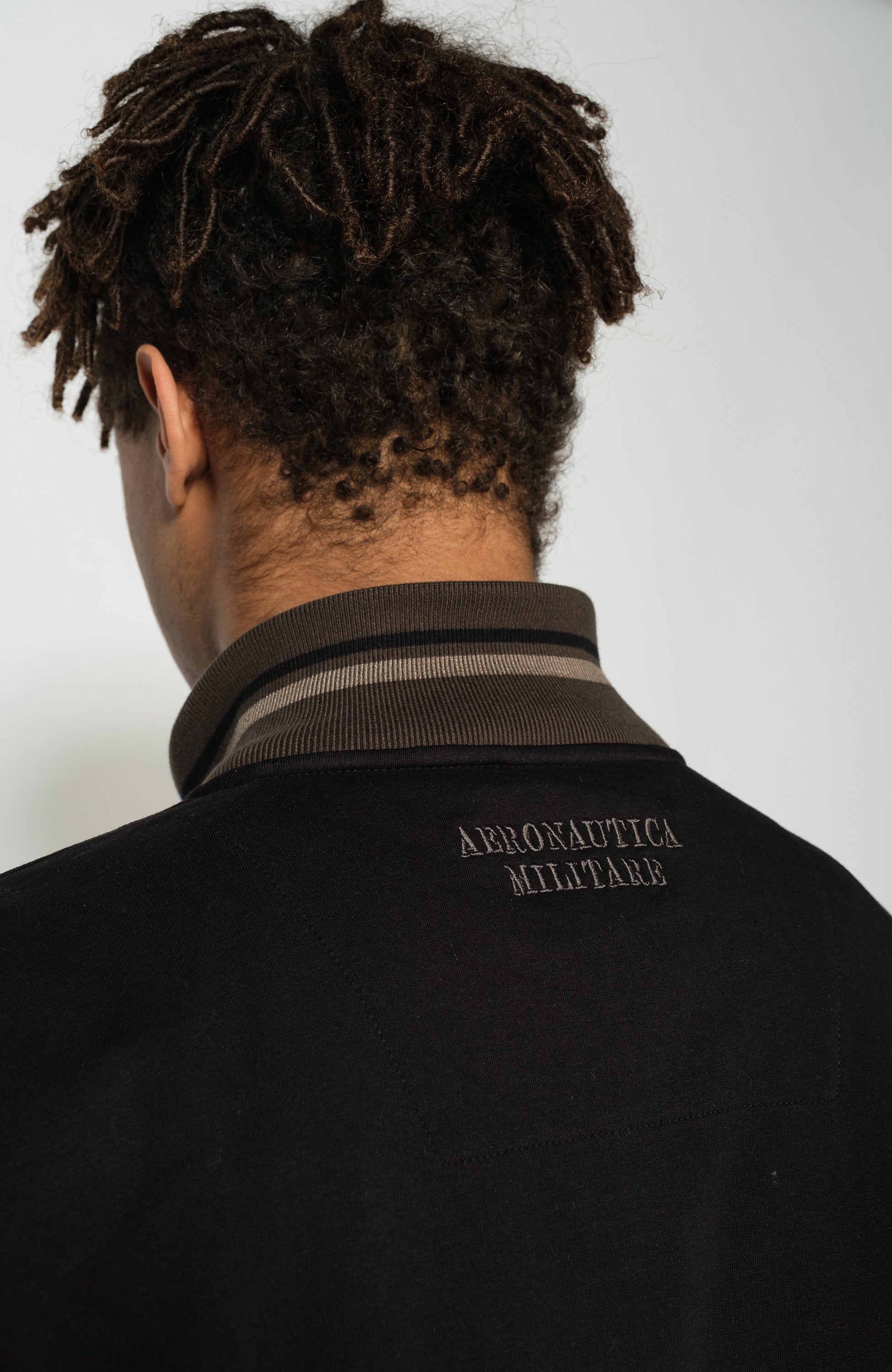 Aeronautica militare Green Patch hooded sweatshirt image 6