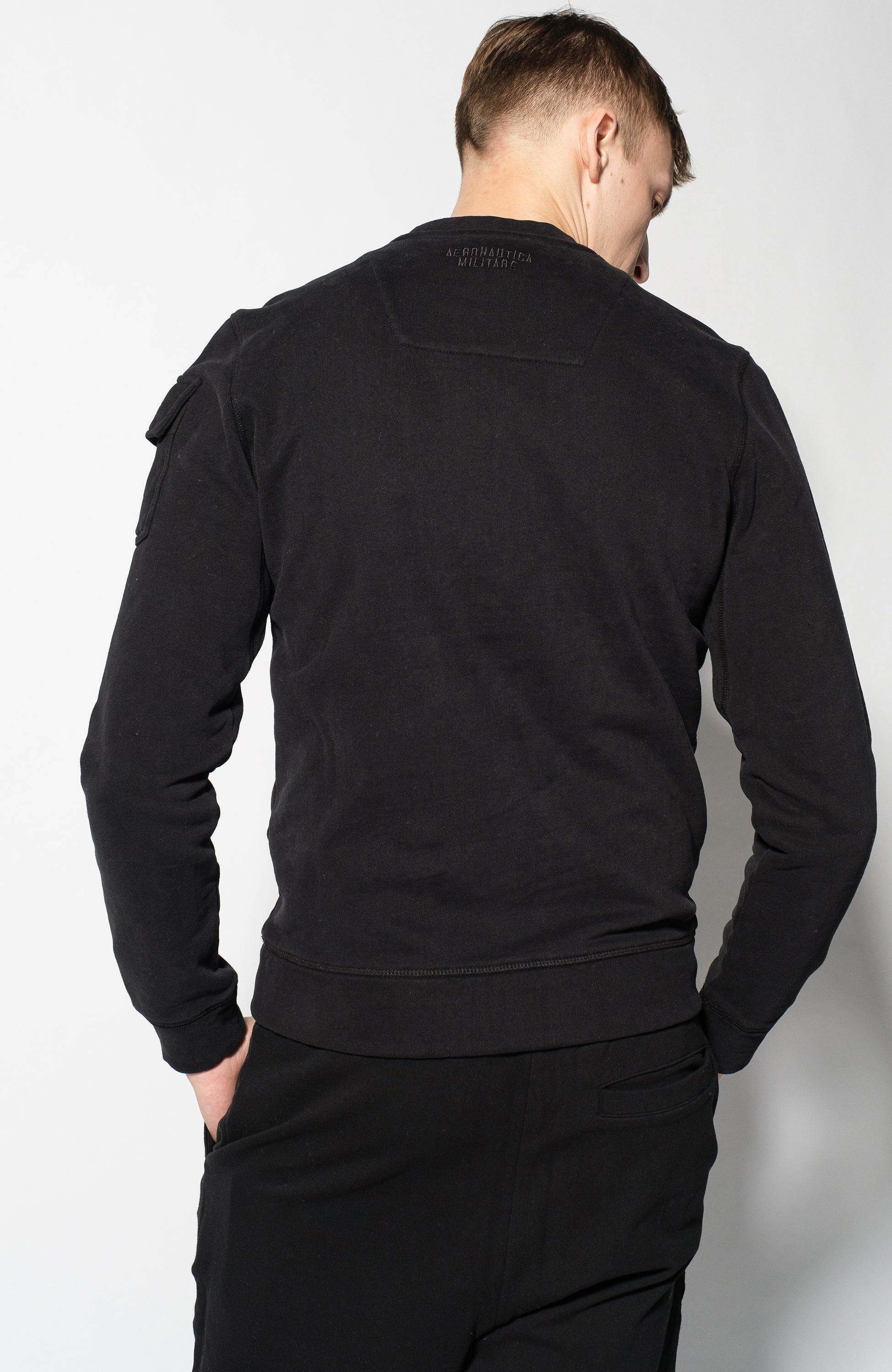 Aeronautica militare Black Bluza polarowa image 4
