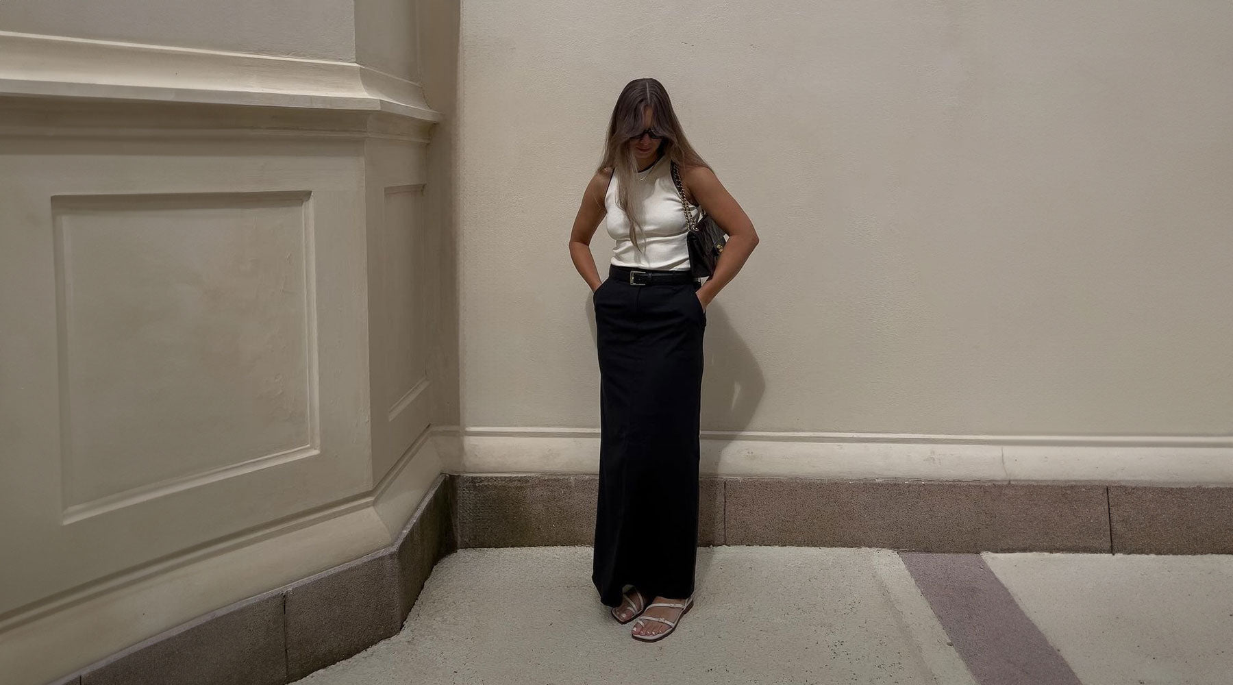How to Style a Long Skirt