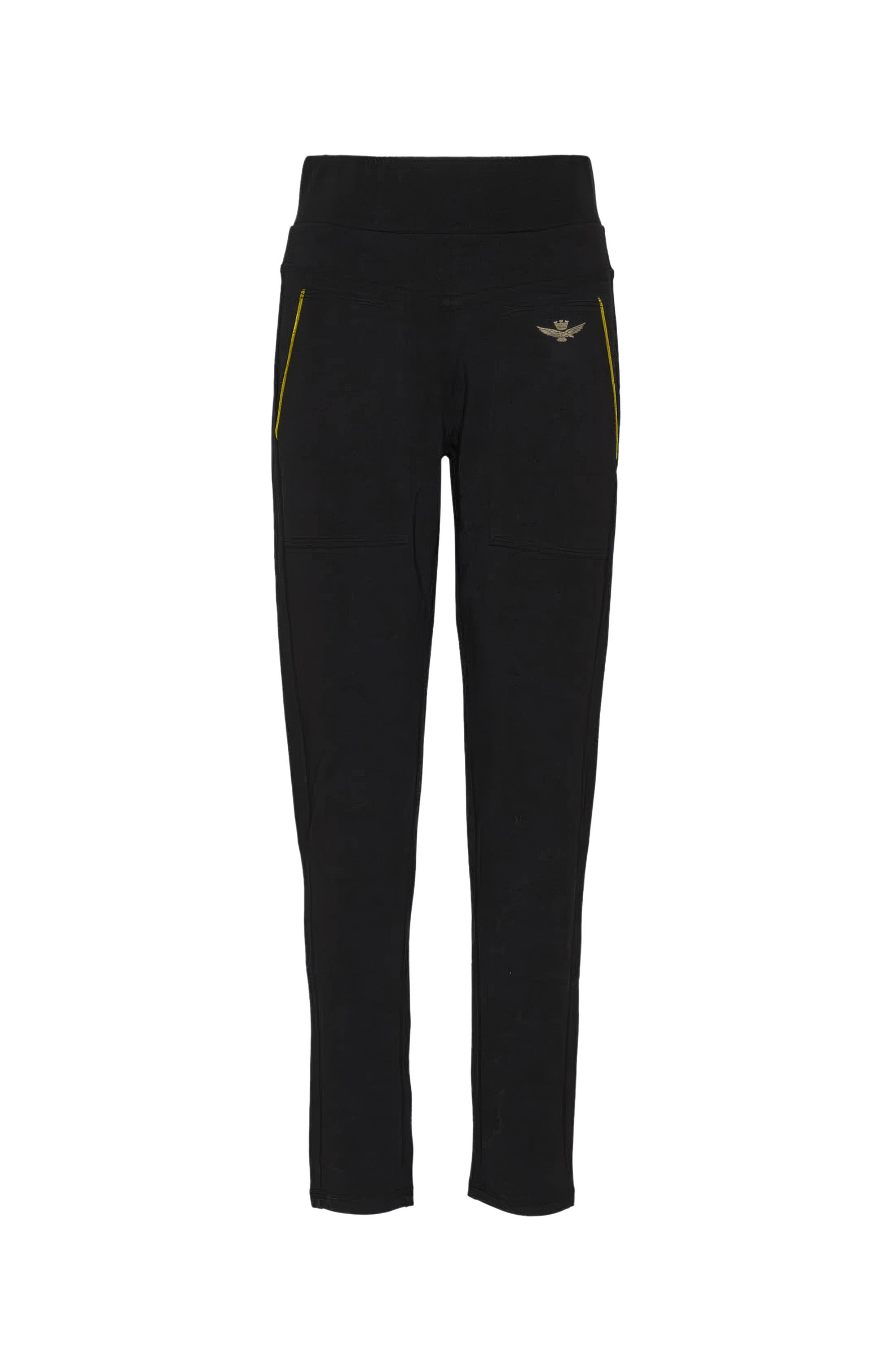 Aeronautica militare Black Kõrge vöökohaga dressipüksid image 6