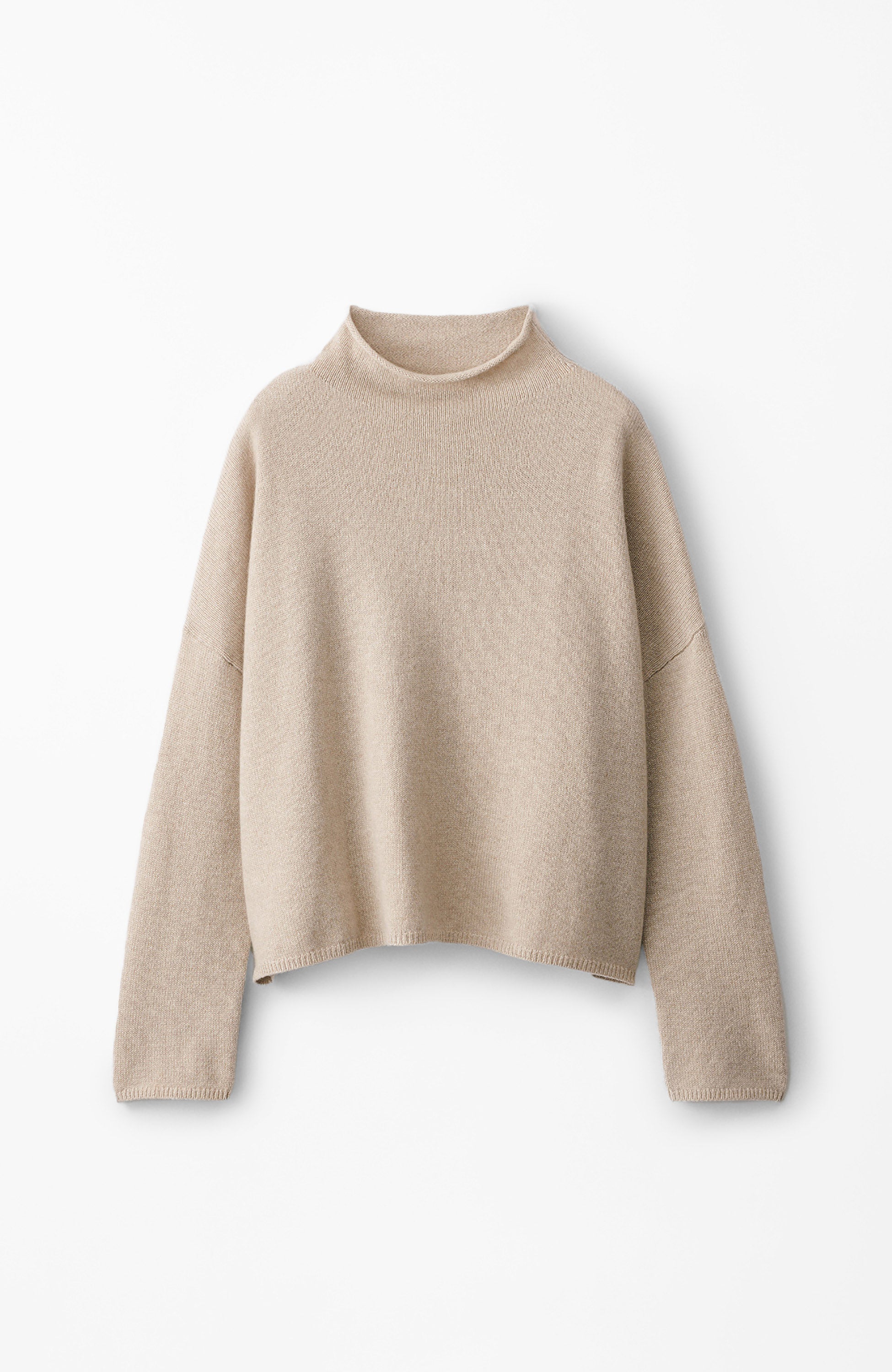 Rollneck cashmere sweater SANDY