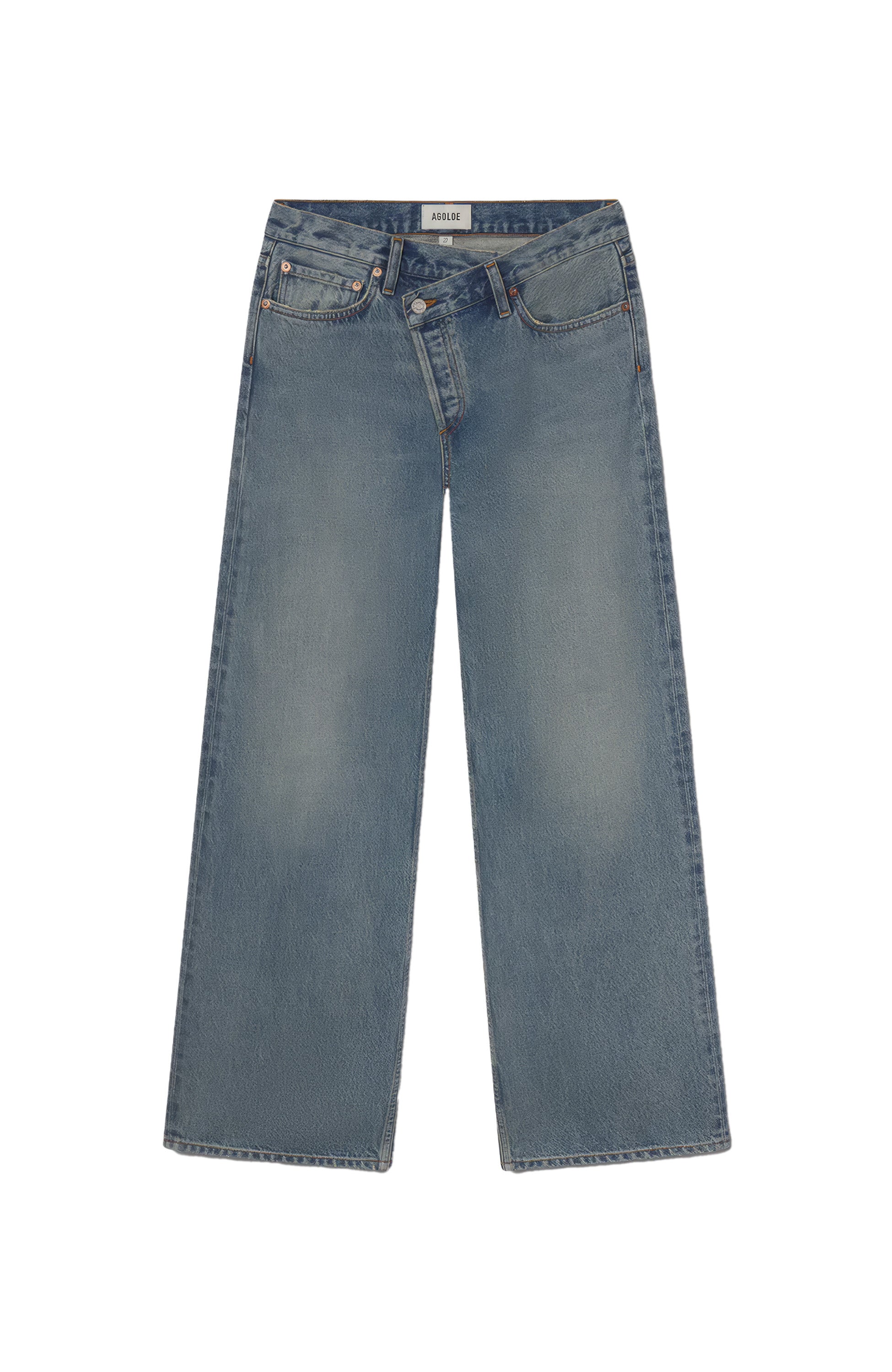 Agolde Blue Cris cross arc jeans image 11