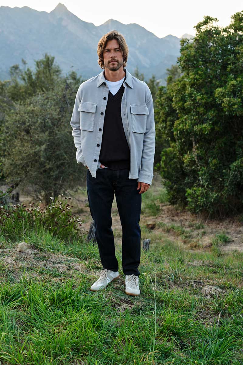 Patch-pocket jacket JACQUES and Half-zip polo shirt ORBIT SS