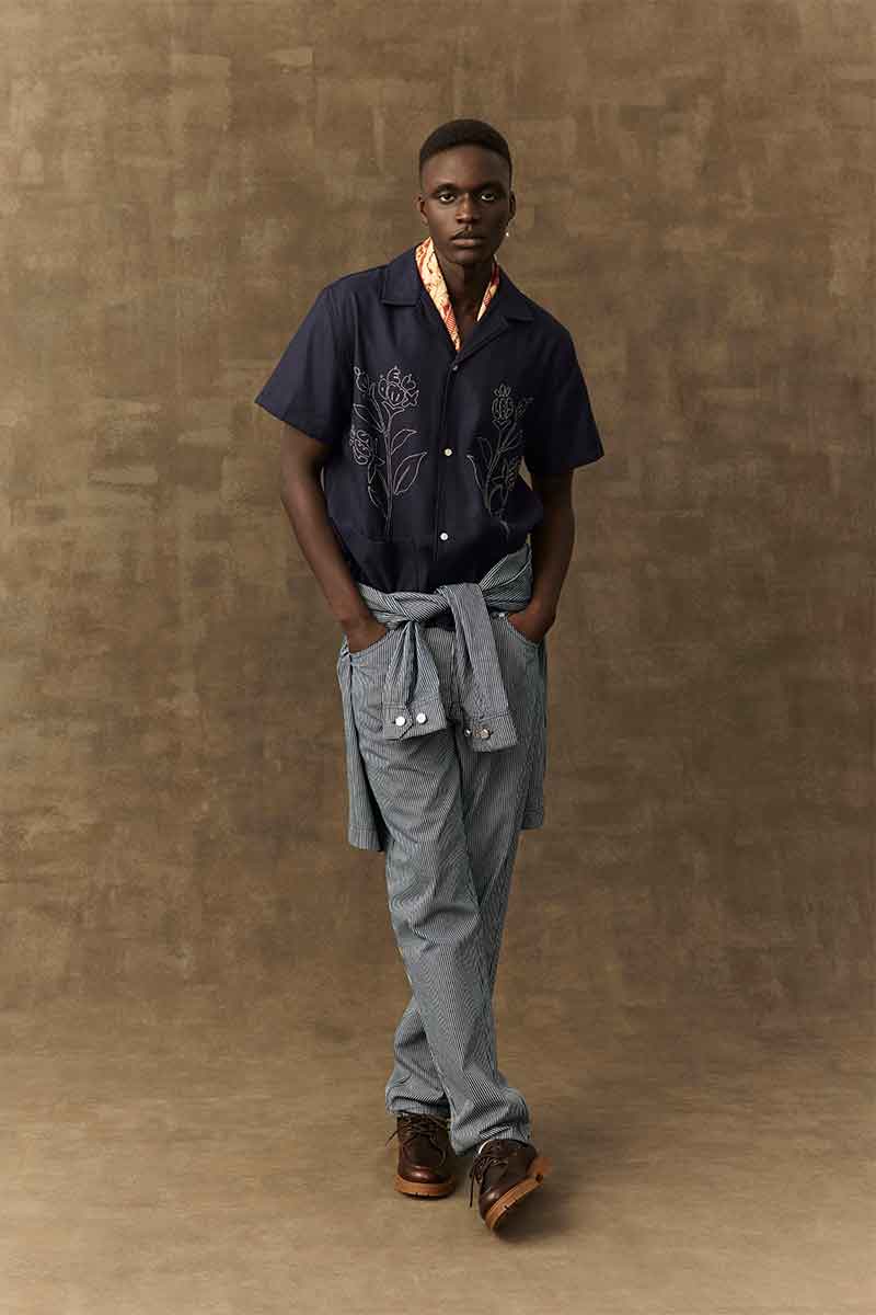 Short sleeve shirt KINGSLEY AOE SS and Tapered jeans RYDER