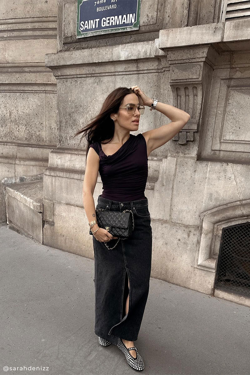 Tank top MINA and Reworked maxi skirt CIRCOLO