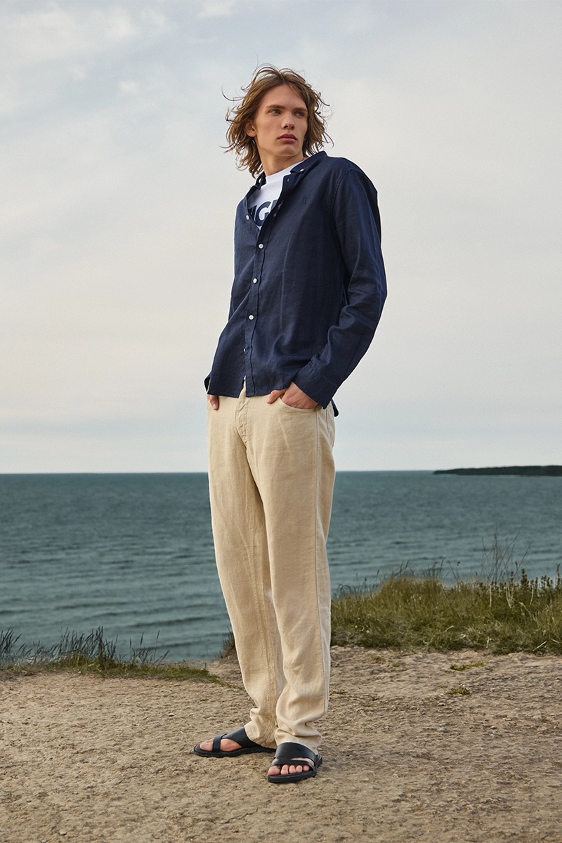Linen shirt KRISTIAN and Linen trousers 5-pocket