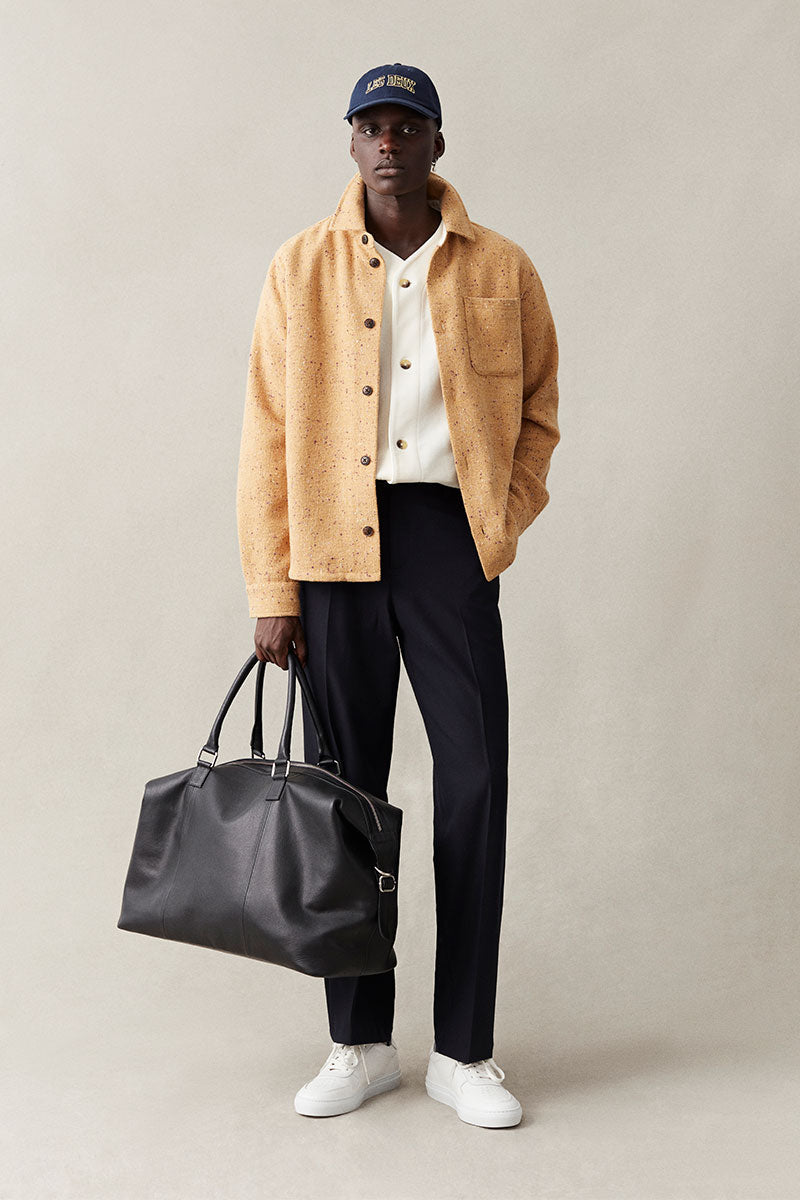 Bouclé overshirt LENNON and Tapered drawstring pants COMO