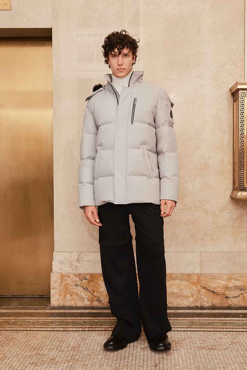 Puffer jacket CLOUD 3Q and Wool suit trousers COMO
