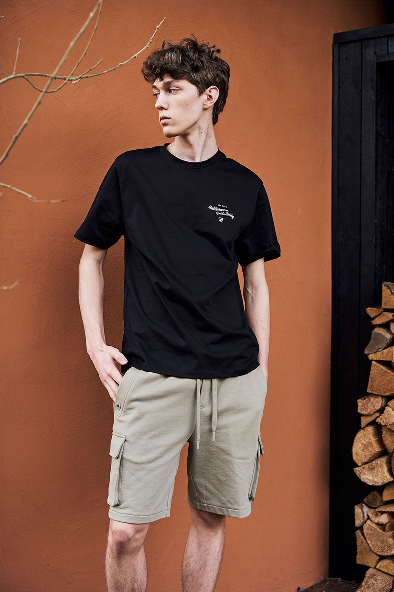Regular fit t-shirt MEDITERRANEAN and Cargo cotton shorts HARTSFIELD
