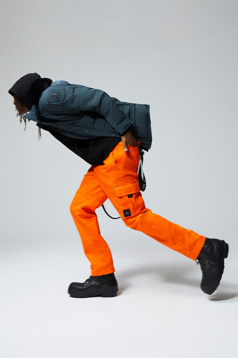 Down jacket VALLEYFIELD and Classic straight jeans GAGE