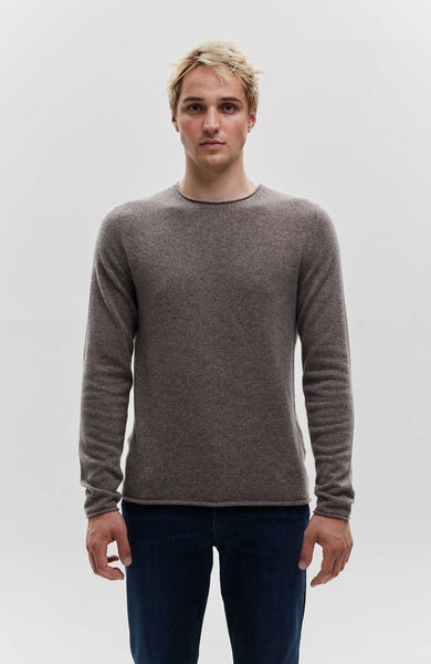 Crewneck cashmere pullover