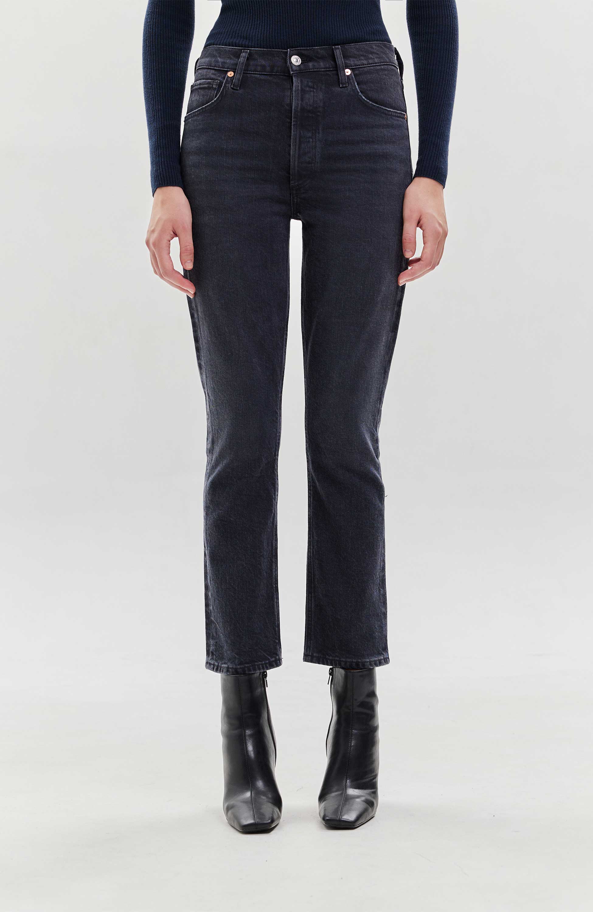 High-rise straight jeans CHARLOTTE