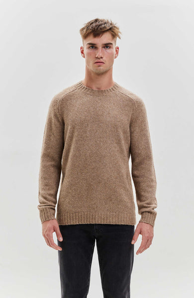 Alpaca-blend roundneck pullover ADRYAN