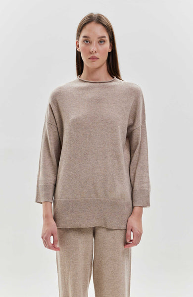 Ümara kaelusega kašmiirist pullover