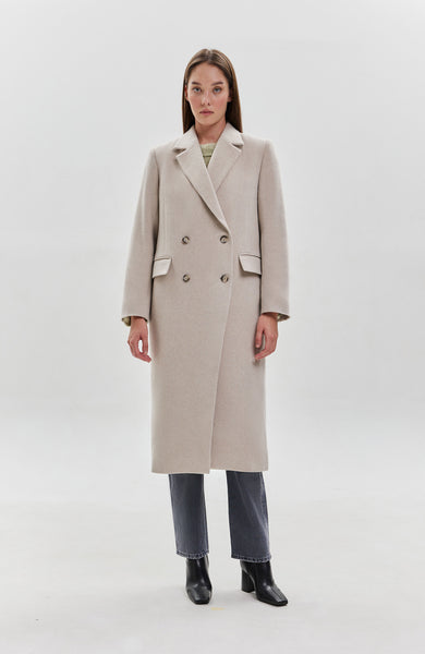 Double breasted coat